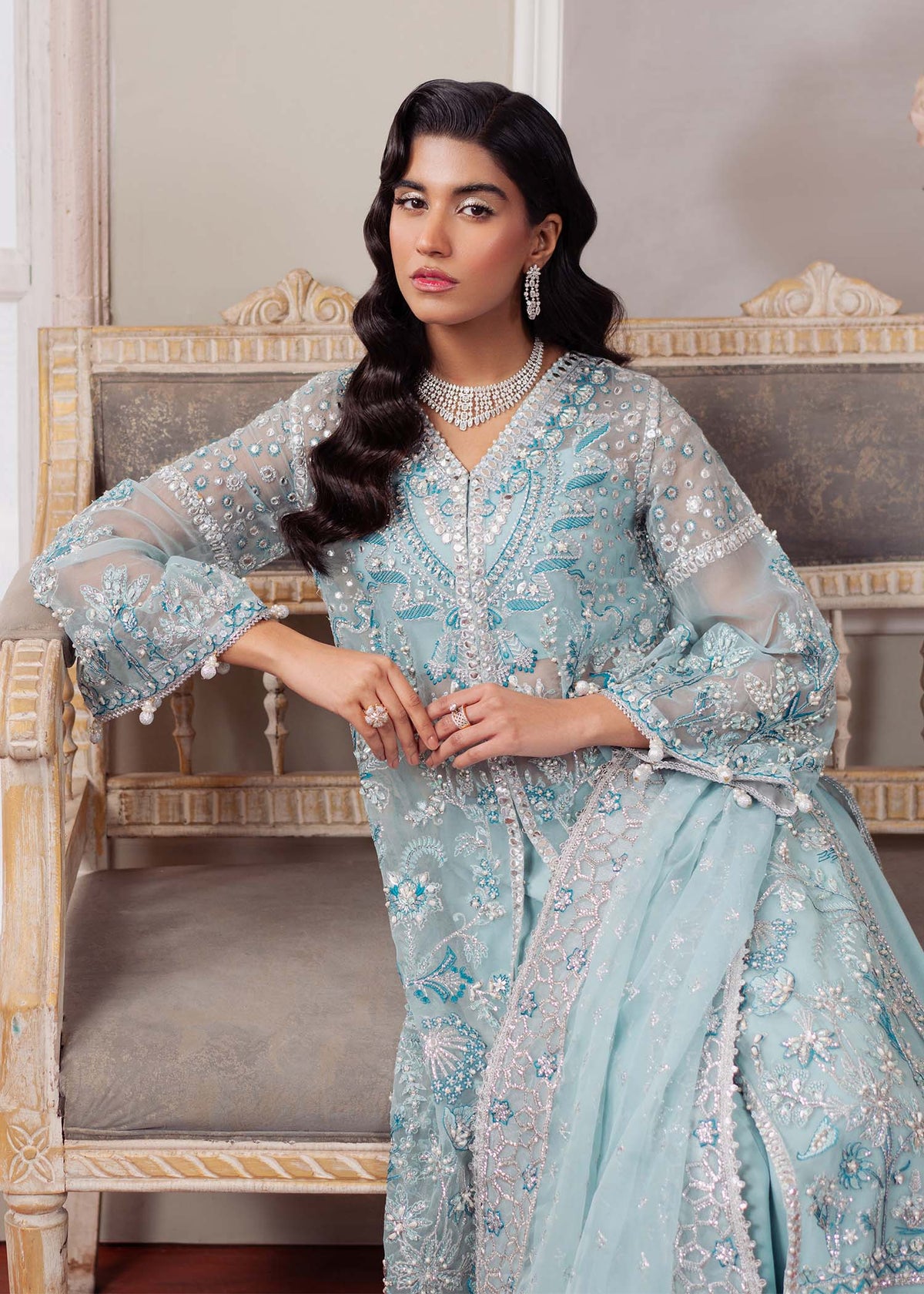Dastoor | Airah Festive 25 | Starlight by Maria Faisal - Registered Vendor of : Dastoor - type : Ladies Clothes - 100% original wedding dresses