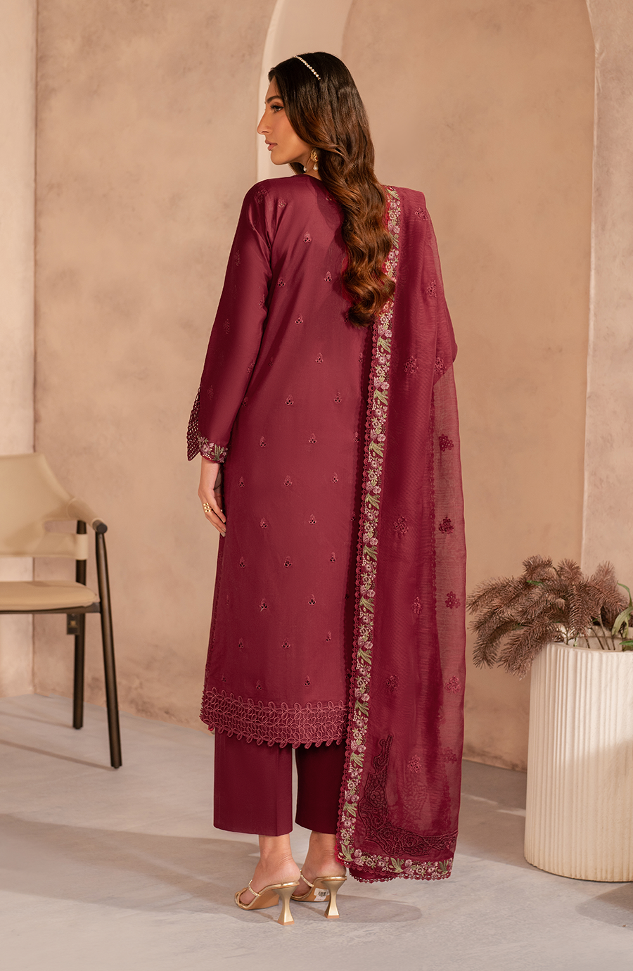 Zarif | Summer Lawn 25 | UNST-LWN-02 SAYAH by Maria Faisal - Registered Vendor of : Zarif - type : Ladies Clothes - 100% original wedding dresses