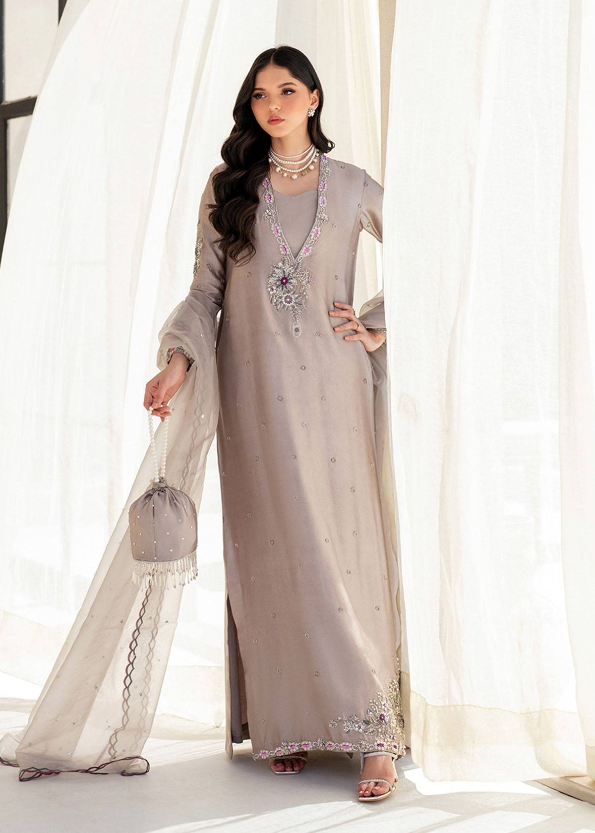 Dastoor | Maahi Luxury Pret 25 | Eris by Maria Faisal - Registered Vendor of : Dastoor - type : Ladies Clothes - 100% original wedding dresses