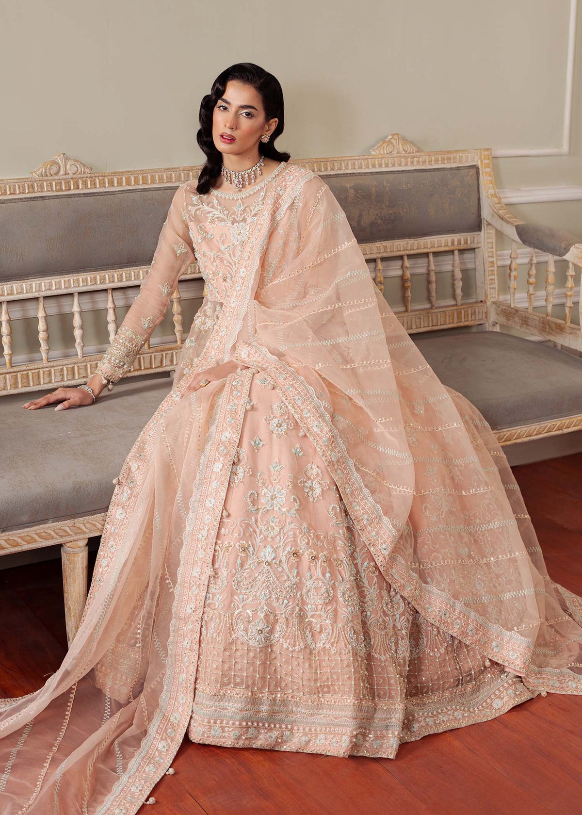 Dastoor | Airah Festive 25 | Cascade by Maria Faisal - Registered Vendor of : Dastoor - type : Ladies Clothes - 100% original wedding dresses