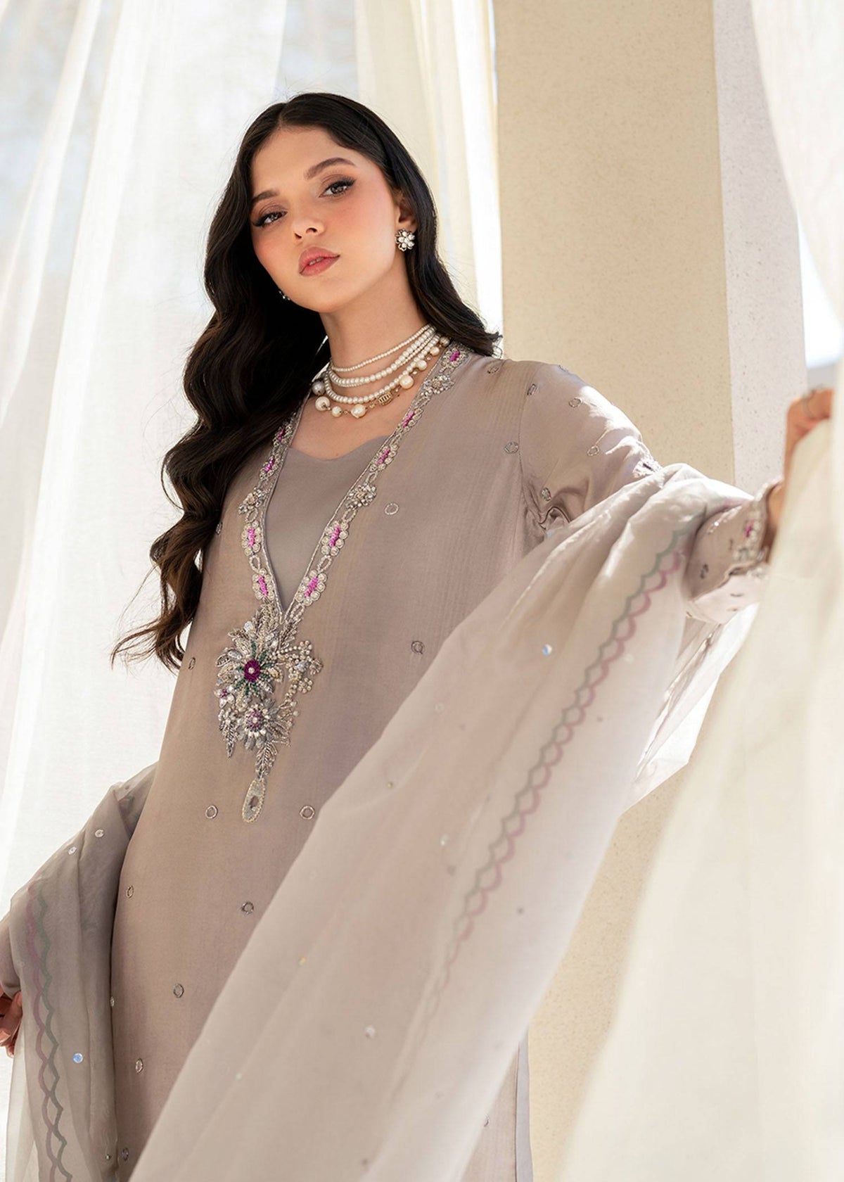 Dastoor | Maahi Luxury Pret 25 | Eris by Maria Faisal - Registered Vendor of : Dastoor - type : Ladies Clothes - 100% original wedding dresses