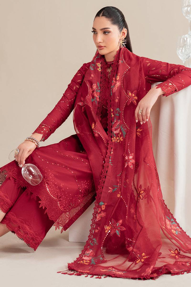 Jazmin | Iris Luxury Lawn 25 | IL'25-D03 by Maria Faisal - Registered Vendor of : Jazmin - type : Ladies Clothes - 100% original wedding dresses