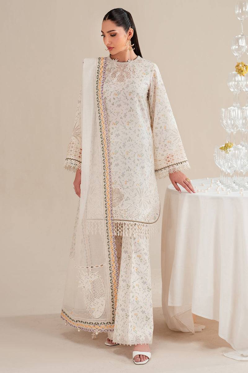 Jazmin | Iris Luxury Lawn 25 | IL'25-D09 by Maria Faisal - Registered Vendor of : Jazmin - type : Ladies Clothes - 100% original wedding dresses