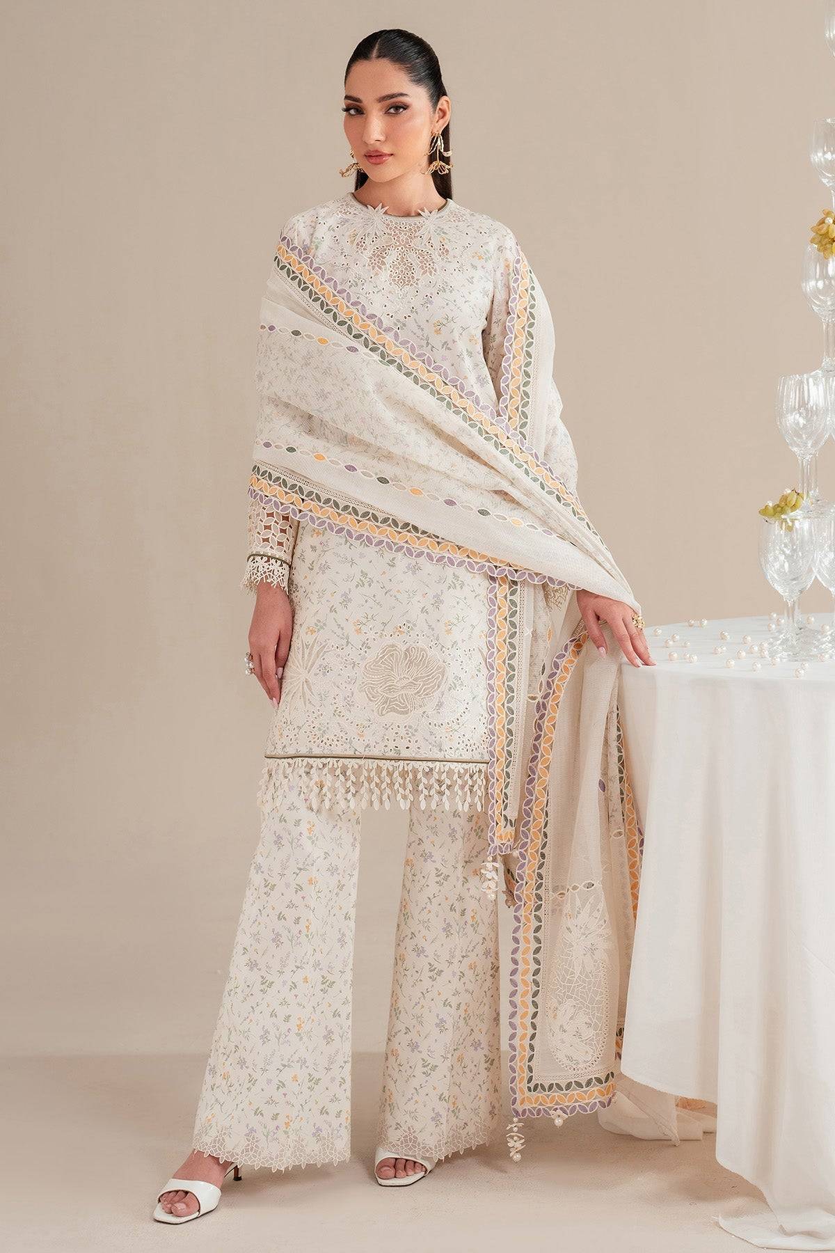 Jazmin | Iris Luxury Lawn 25 | IL'25-D09 by Maria Faisal - Registered Vendor of : Jazmin - type : Ladies Clothes - 100% original wedding dresses