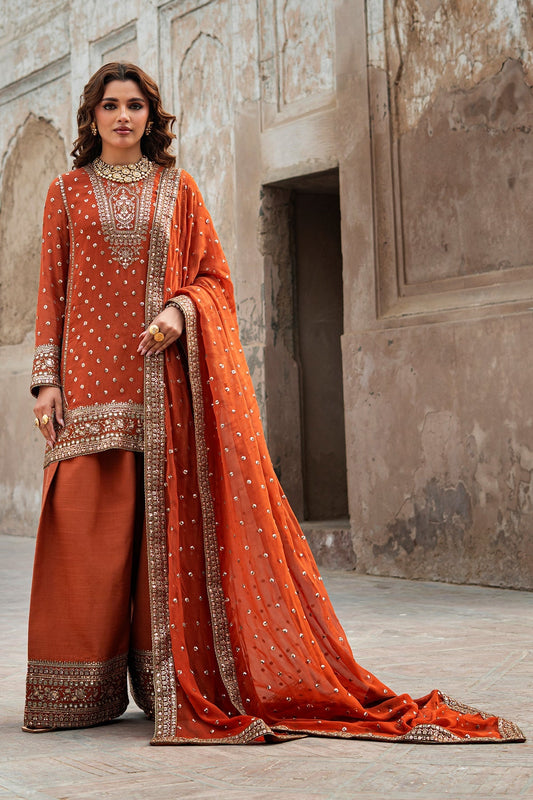 Charizma | Festive Pret  | CMA-6-223 - Dress - available at Maria Faisal in UK and USA.