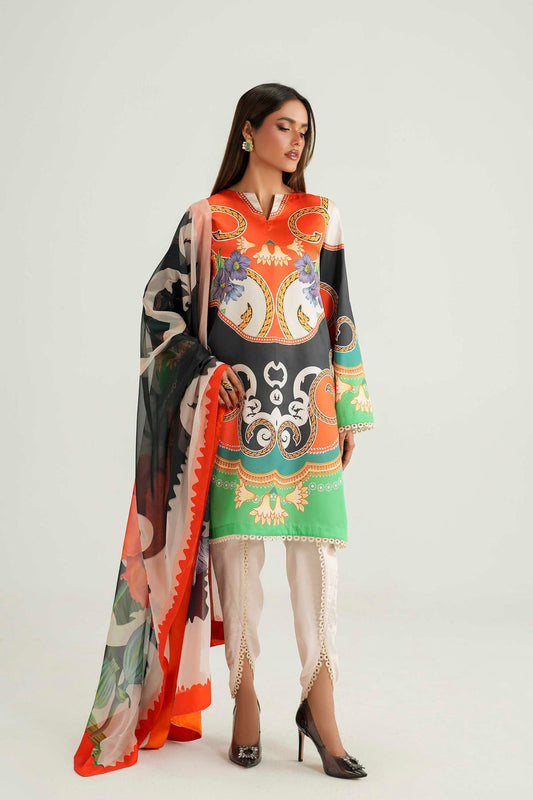 Akbar Aslam | Silk Pret | Vayla - Luxury Dress - available at Maria Faisal in UK and USA.