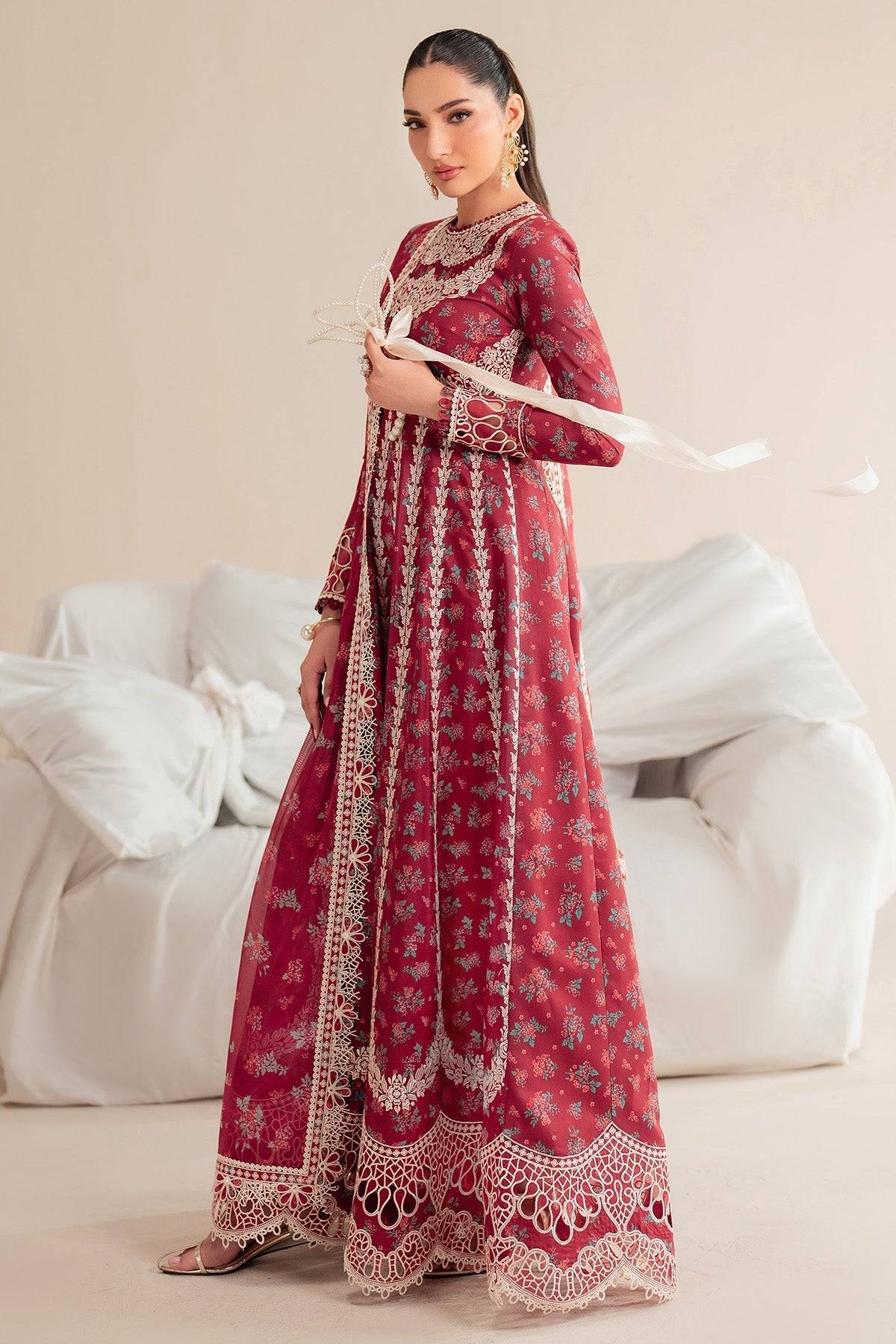 Jazmin | Iris Luxury Lawn 25 | IL'25-D08 by Maria Faisal - Registered Vendor of : Jazmin - type : Ladies Clothes - 100% original wedding dresses