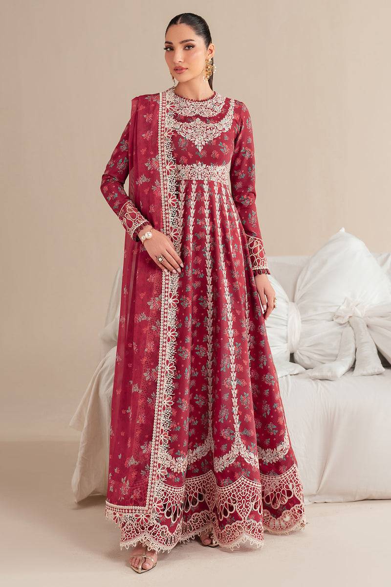 Jazmin | Iris Luxury Lawn 25 | IL'25-D08 by Maria Faisal - Registered Vendor of : Jazmin - type : Ladies Clothes - 100% original wedding dresses