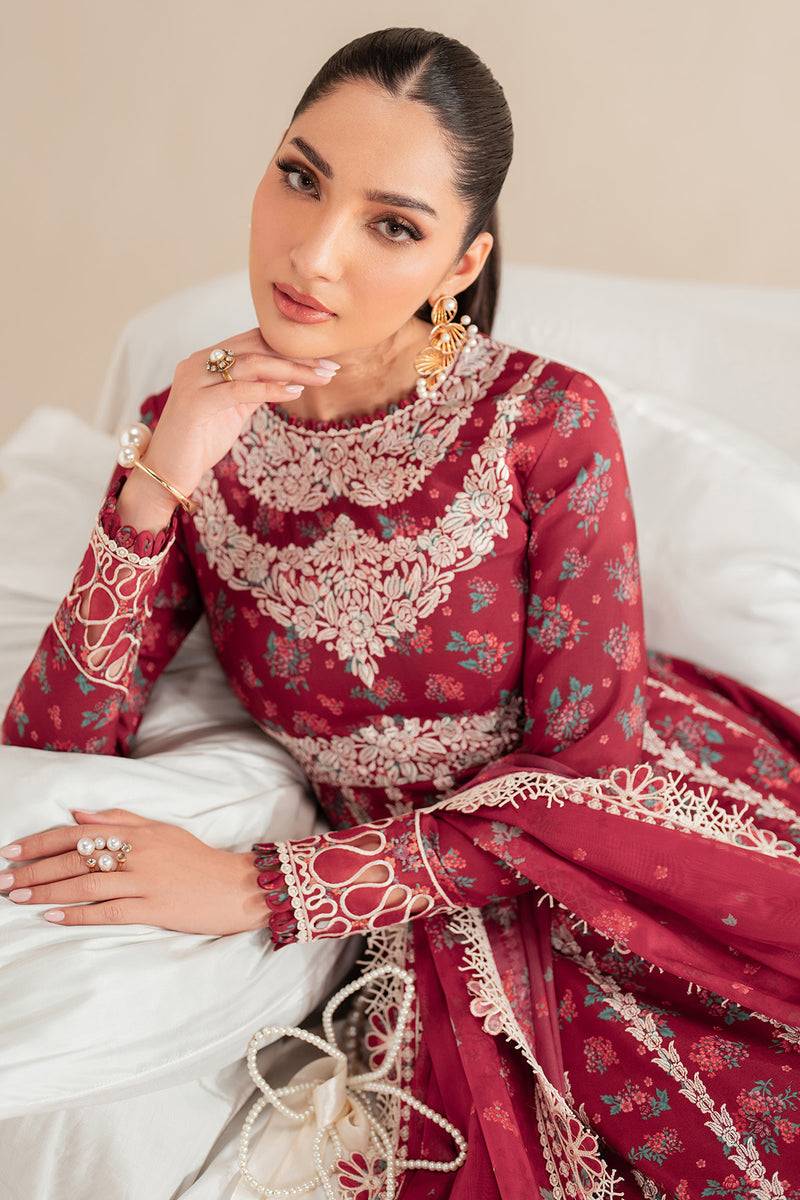 Jazmin | Iris Luxury Lawn 25 | IL'25-D08 by Maria Faisal - Registered Vendor of : Jazmin - type : Ladies Clothes - 100% original wedding dresses