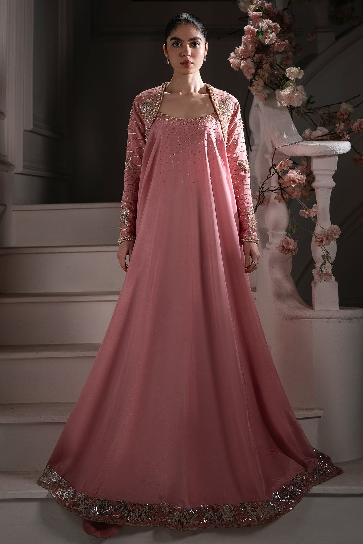 Mina Kashif | Emilie Formals | Audra - Formal Dress - available at Maria Faisal in UK and USA.