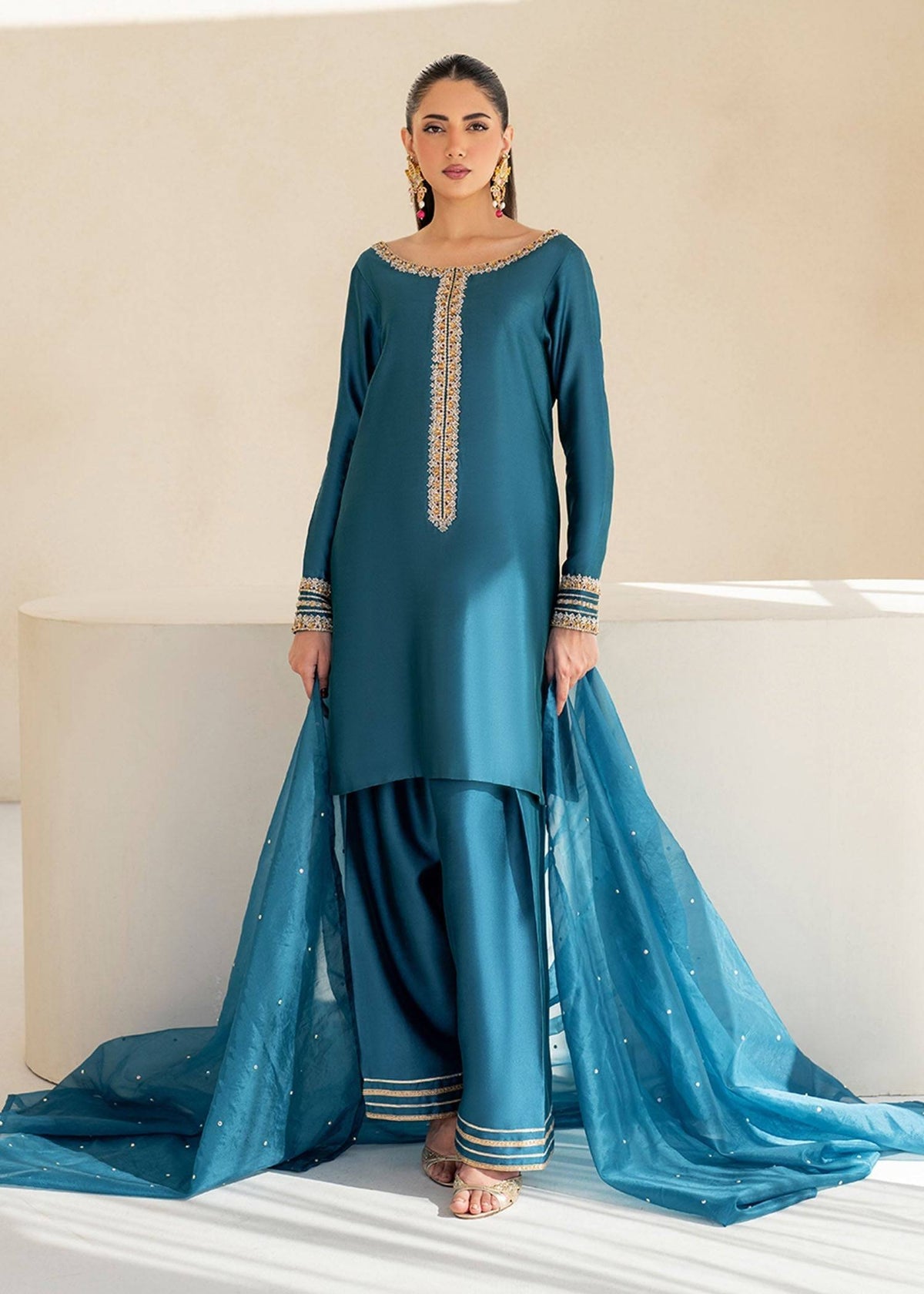 Dastoor | Maahi Luxury Pret 25 | ELISA by Maria Faisal - Registered Vendor of : Dastoor - type : Ladies Clothes - 100% original wedding dresses