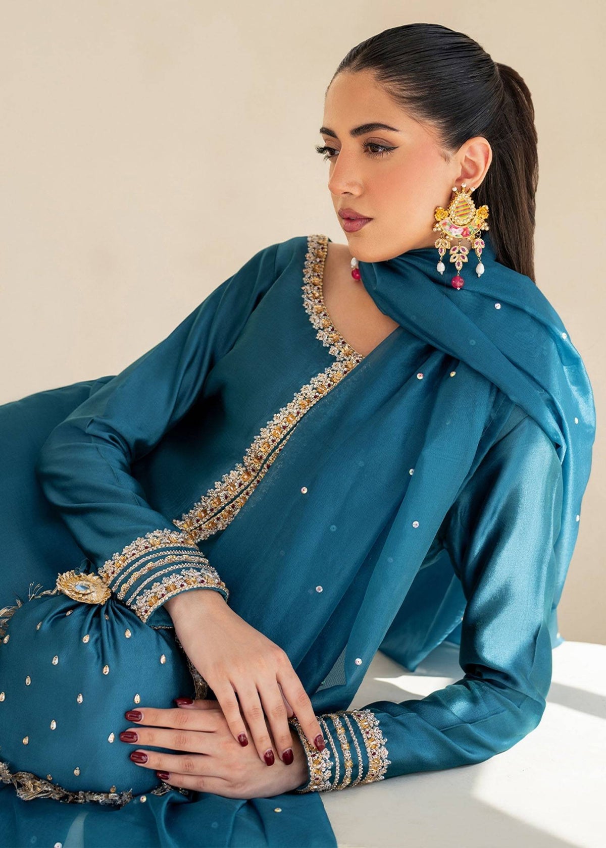 Dastoor | Maahi Luxury Pret 25 | ELISA by Maria Faisal - Registered Vendor of : Dastoor - type : Ladies Clothes - 100% original wedding dresses