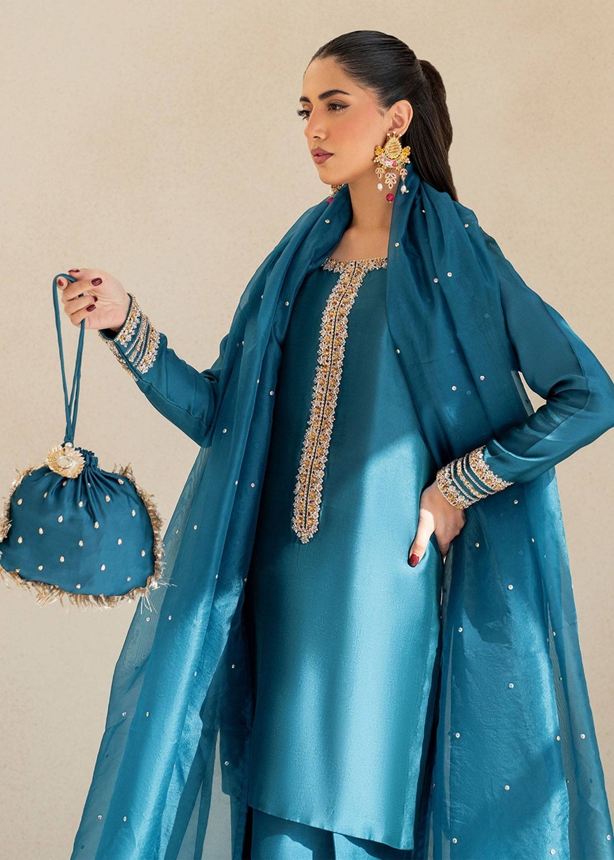 Dastoor | Maahi Luxury Pret 25 | ELISA by Maria Faisal - Registered Vendor of : Dastoor - type : Ladies Clothes - 100% original wedding dresses