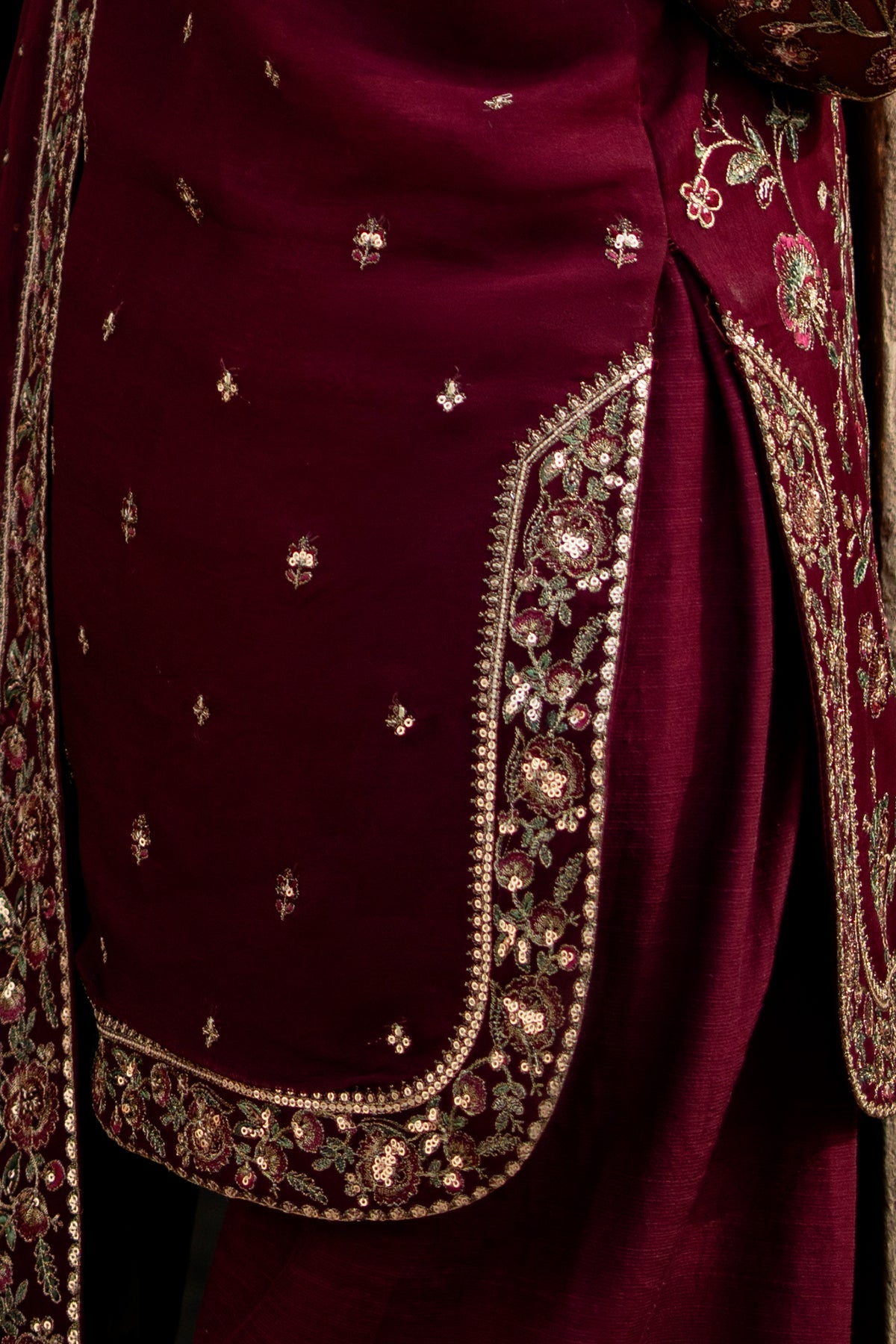 Charizma | Festive Pret  | CMA-6-211 - Dress - available at Maria Faisal in UK and USA.