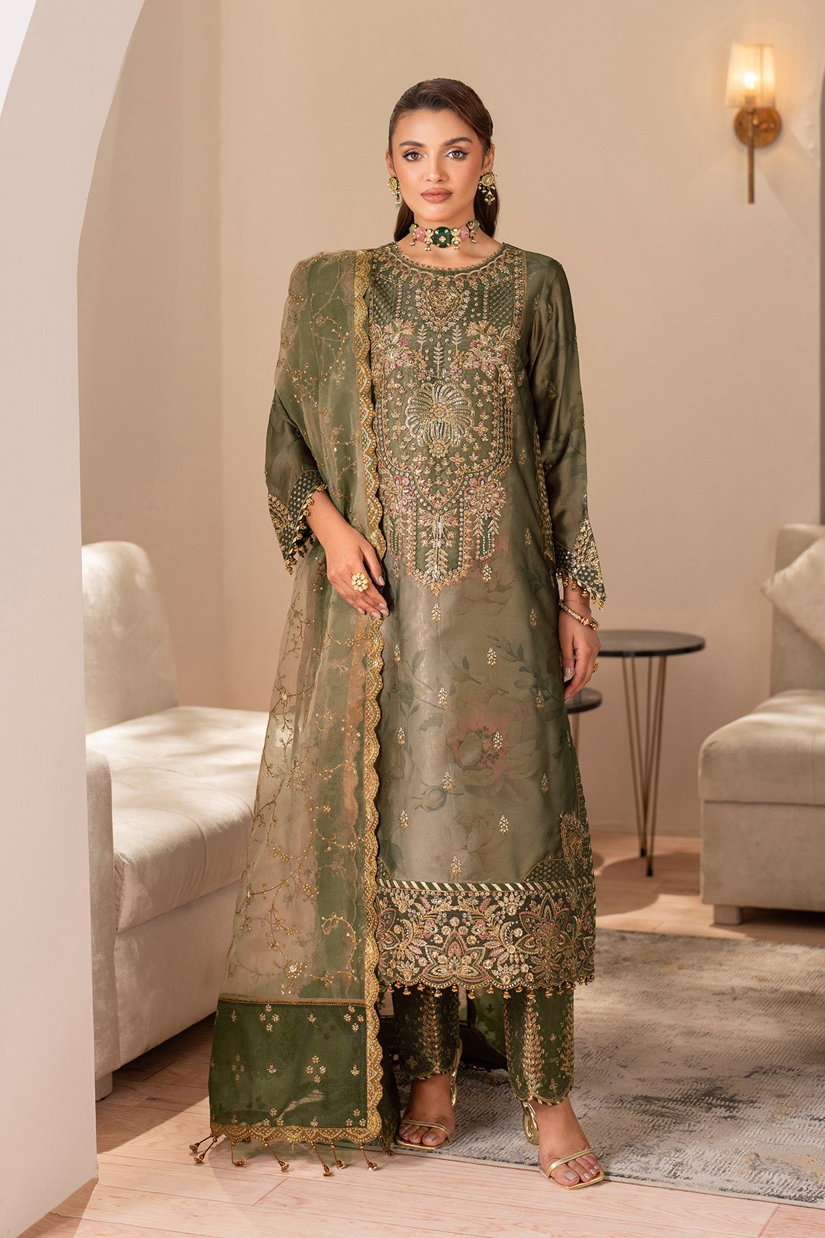 Alizeh | Formals 26 | Twilight - Formal Dress - available at Maria Faisal in UK and USA.