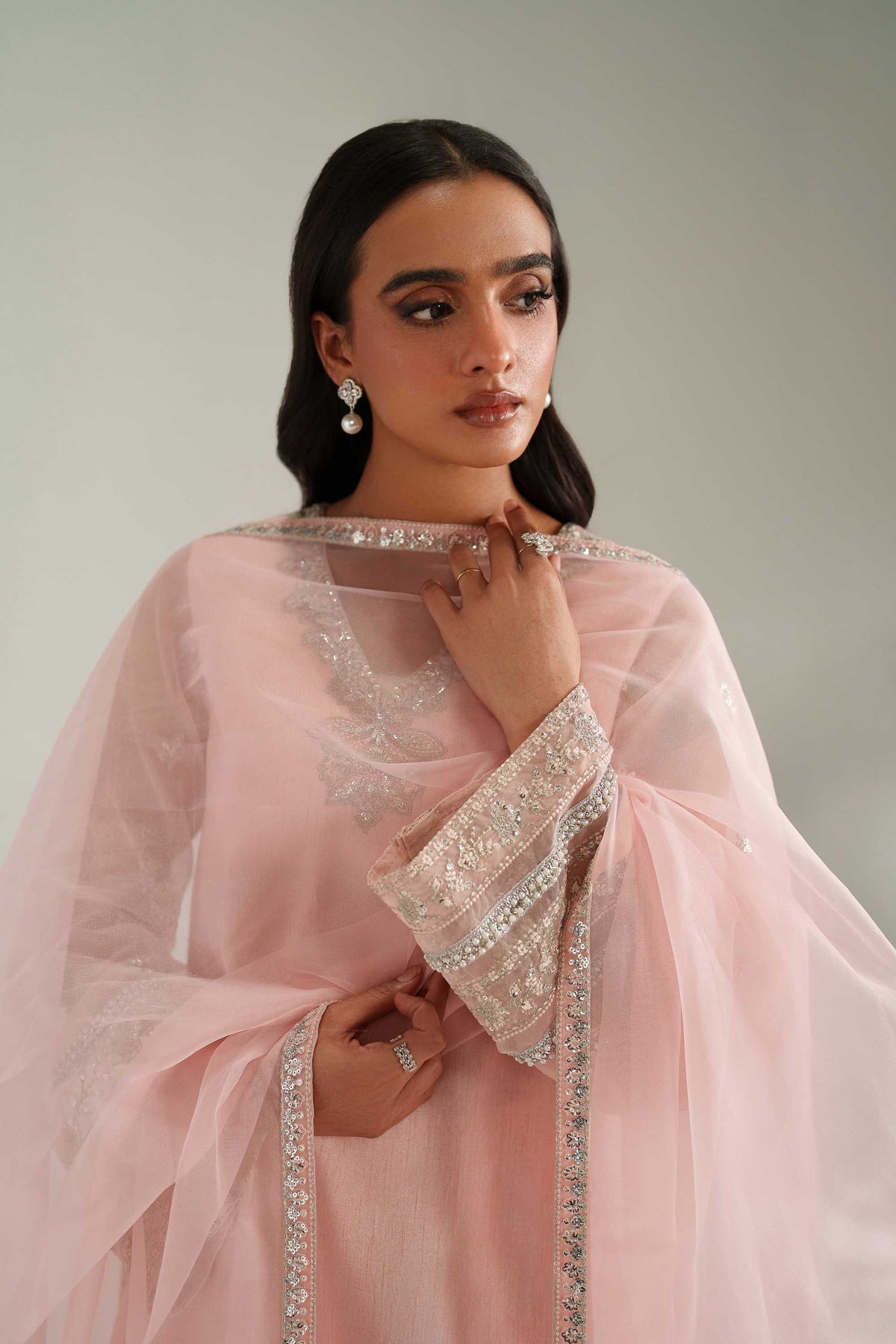 Akbar Aslam | Formal Pret | Lizaye - Formal Dress - available at Maria Faisal in UK and USA.