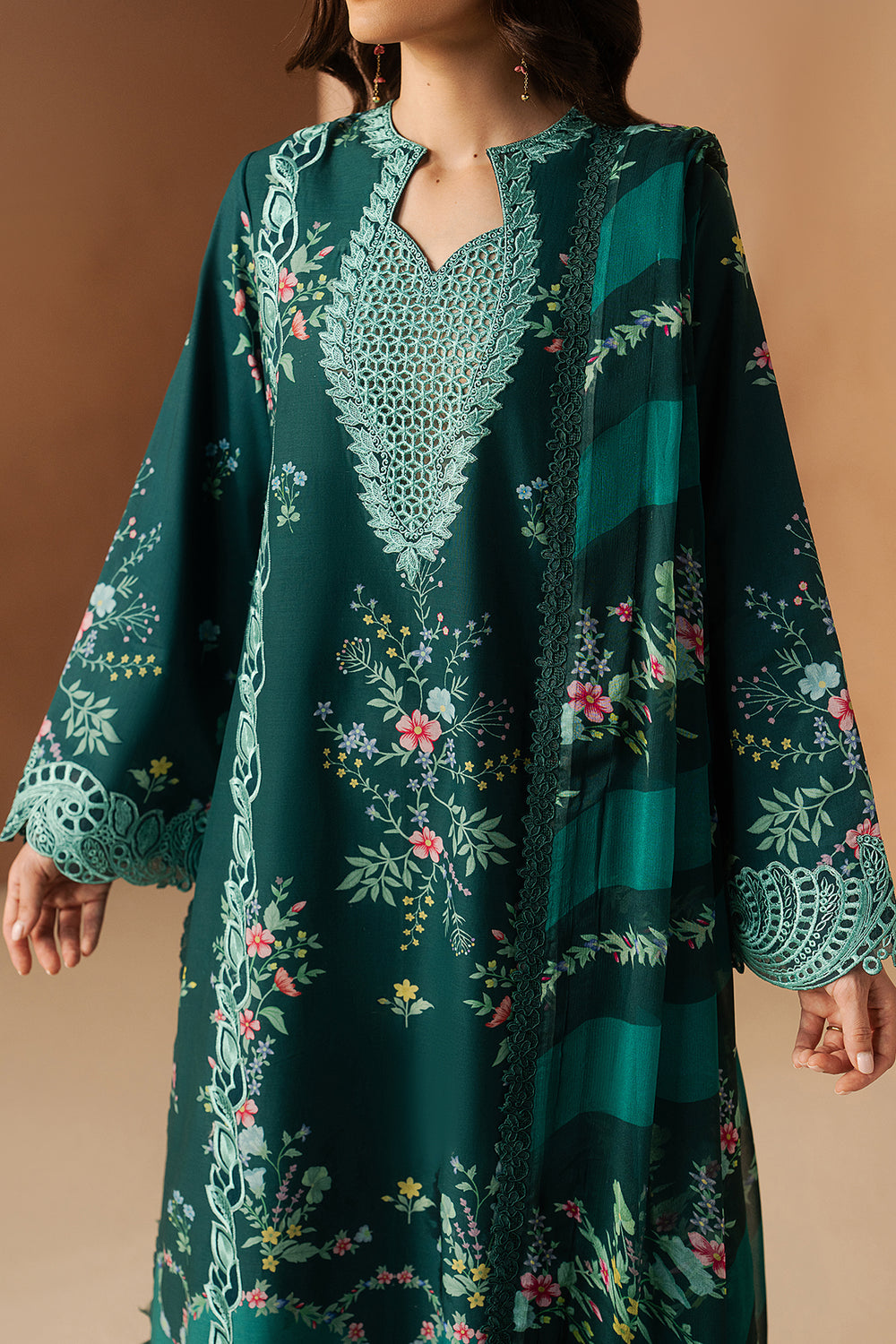 Afrozeh | The Haze 26 |Halo - Luxury Dress - available at Maria Faisal in UK and USA.
