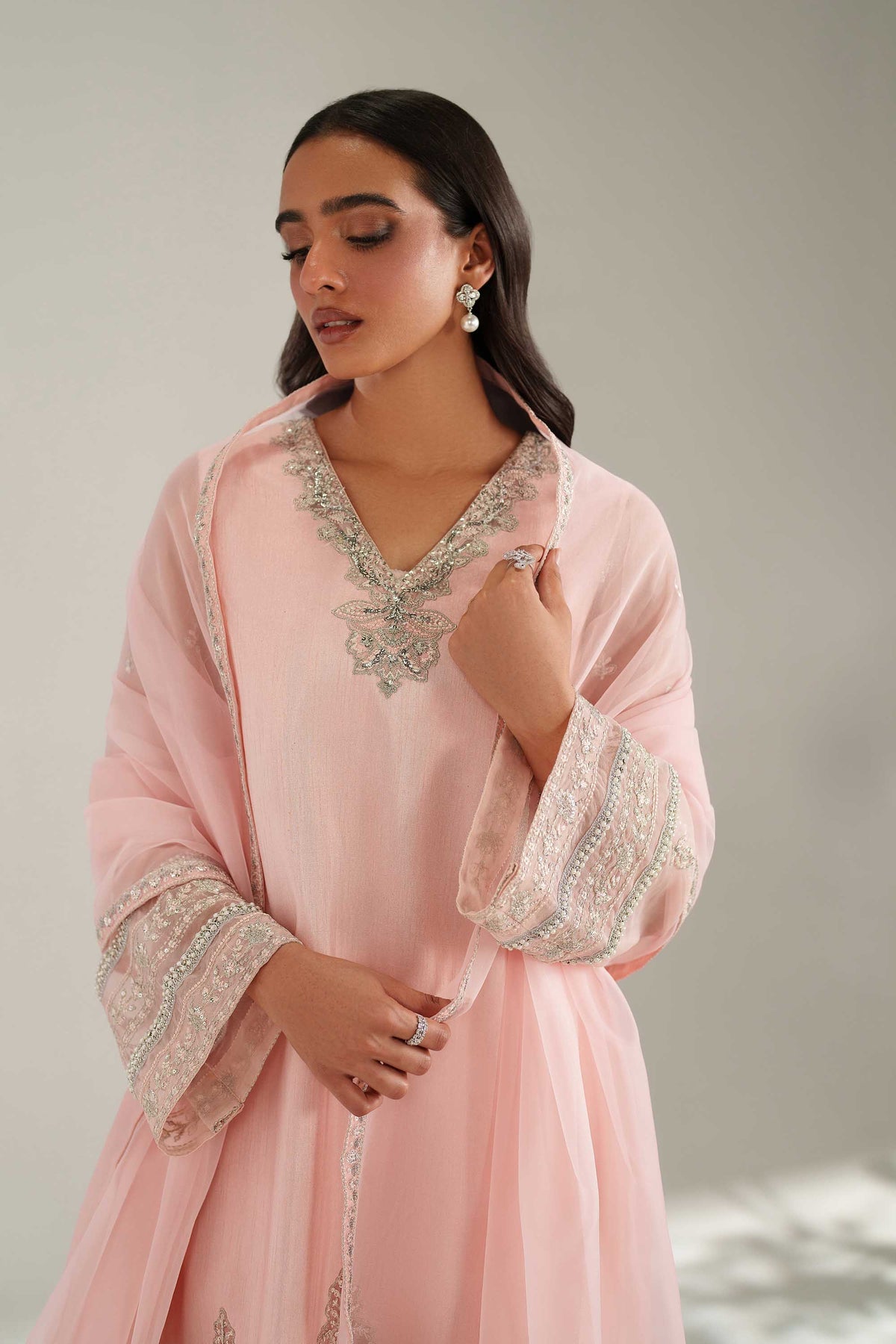 Akbar Aslam | Formal Pret | Lizaye - Formal Dress - available at Maria Faisal in UK and USA.
