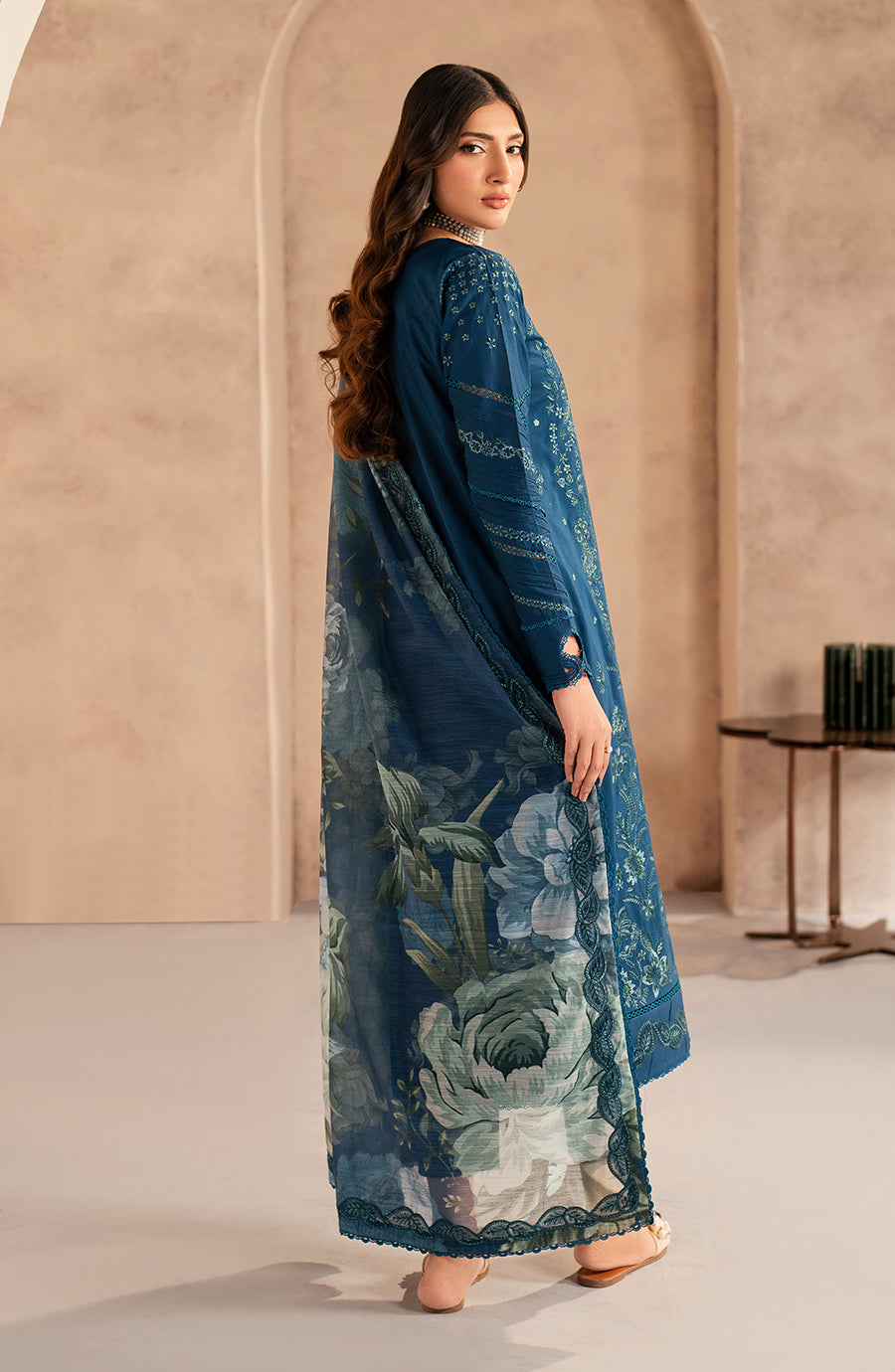 Zarif | Summer Lawn 25 | UNST-LWN-03 MEHMER by Maria Faisal - Registered Vendor of : Zarif - type : Ladies Clothes - 100% original wedding dresses