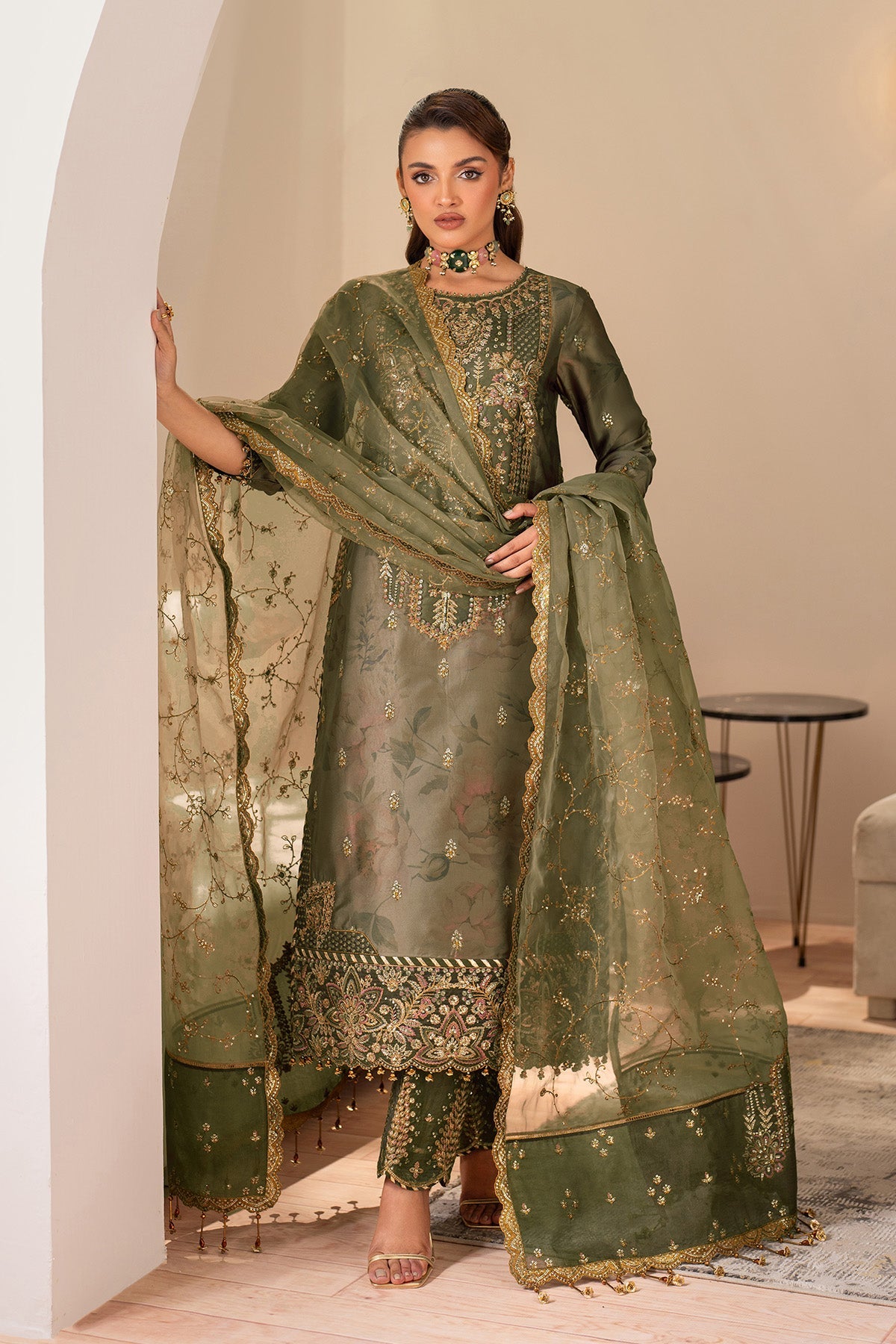 Alizeh | Formals 26 | Twilight - Formal Dress - available at Maria Faisal in UK and USA.