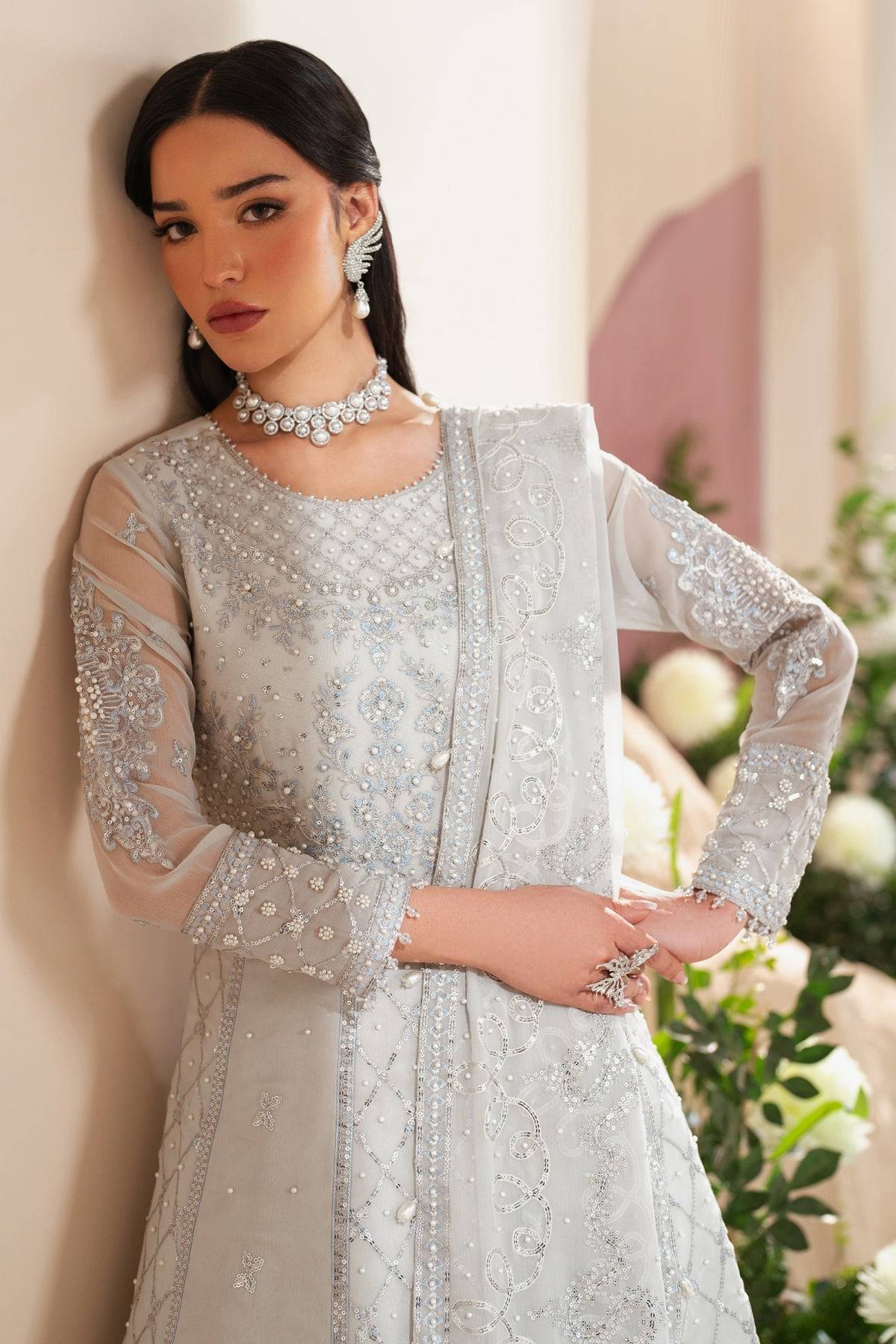 Alizeh | Handcrafted Eid Edit 25 | AF-HM-4032-Musk by Maria Faisal - Registered Vendor of : Alizeh - type : Ladies Clothes - 100% original wedding dresses