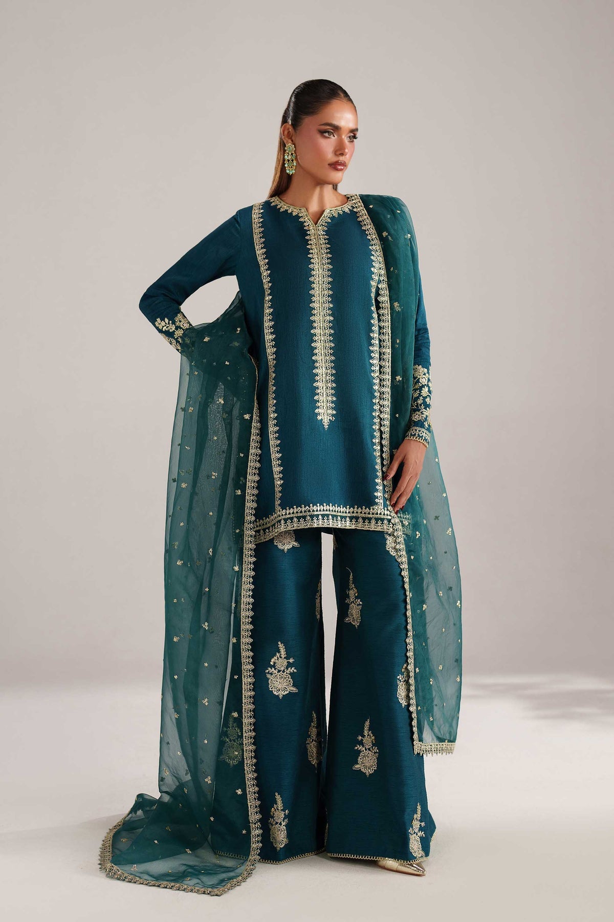 Akbar Aslam | Formal Pret | Naranj - Formal Dress - available at Maria Faisal in UK and USA.