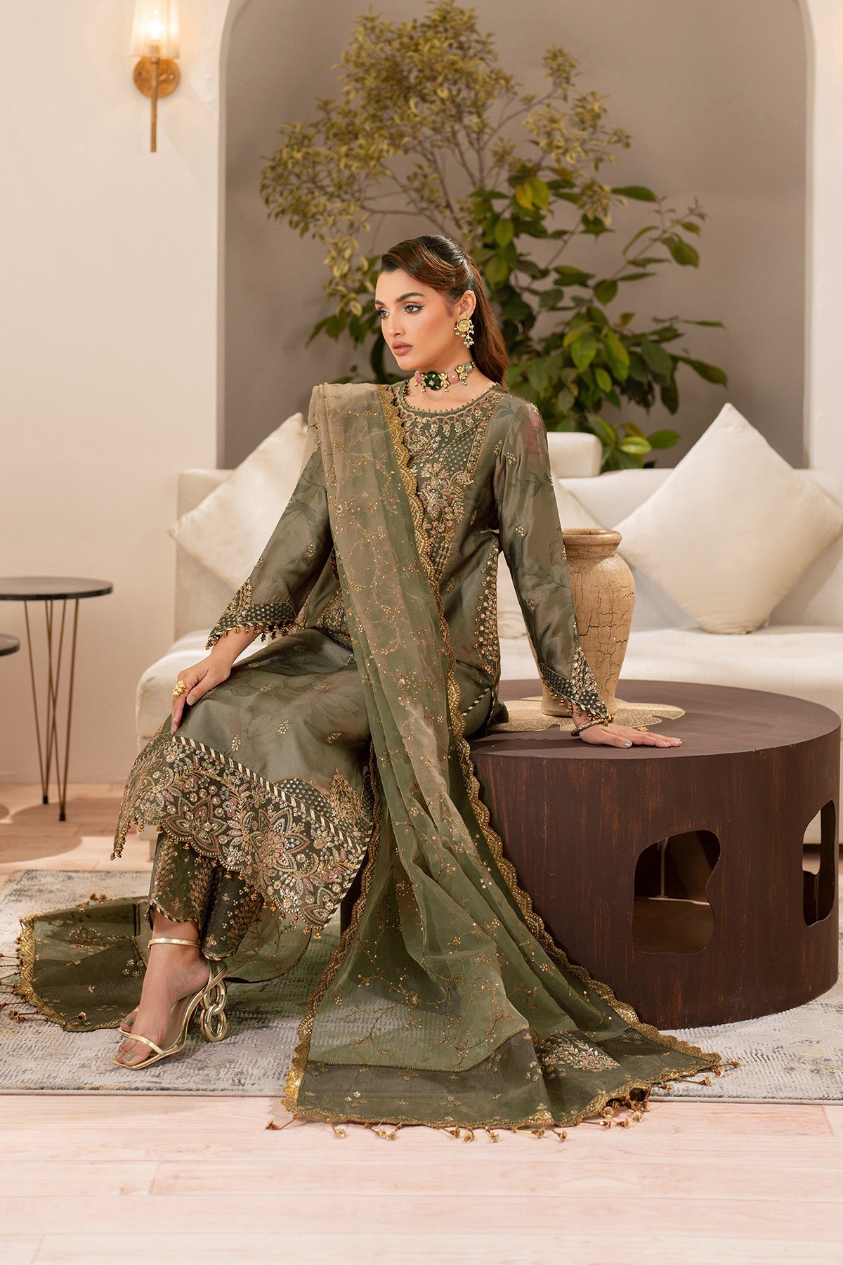 Alizeh | Formals 26 | Twilight - Formal Dress - available at Maria Faisal in UK and USA.