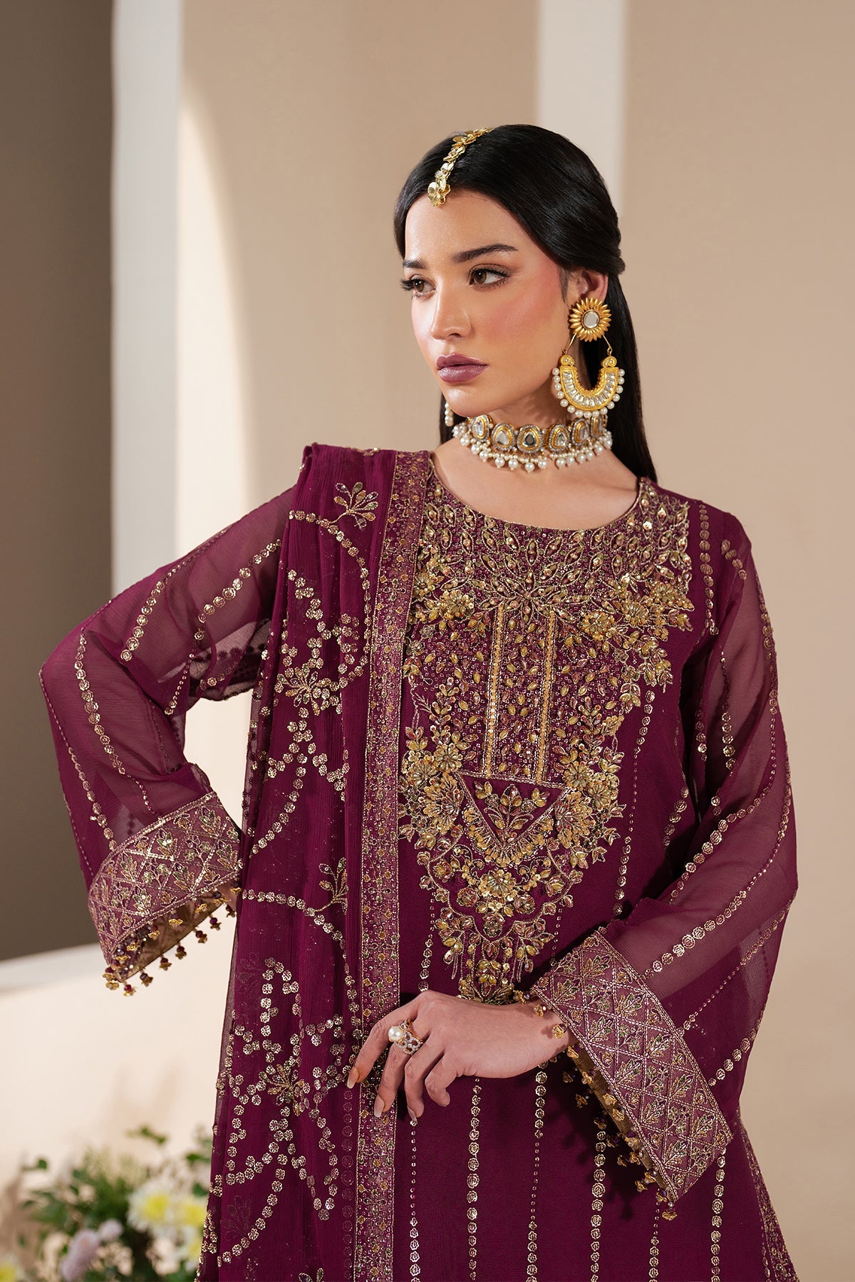 Alizeh | Handcrafted Eid Edit 25 | AF-HM-4034-Dusk by Maria Faisal - Registered Vendor of : Alizeh - type : Ladies Clothes - 100% original wedding dresses