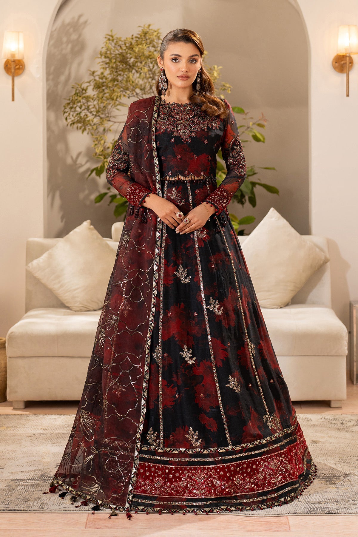 Alizeh | Fleur Chiffon |  AF-CH-2191-Talia - Ladies Clothes - Maria Faisal