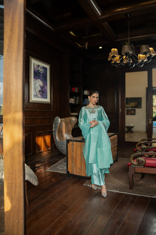 Tabyaa | Ruby Collection 25 | Aqua - Ladies Clothes - Maria Faisal