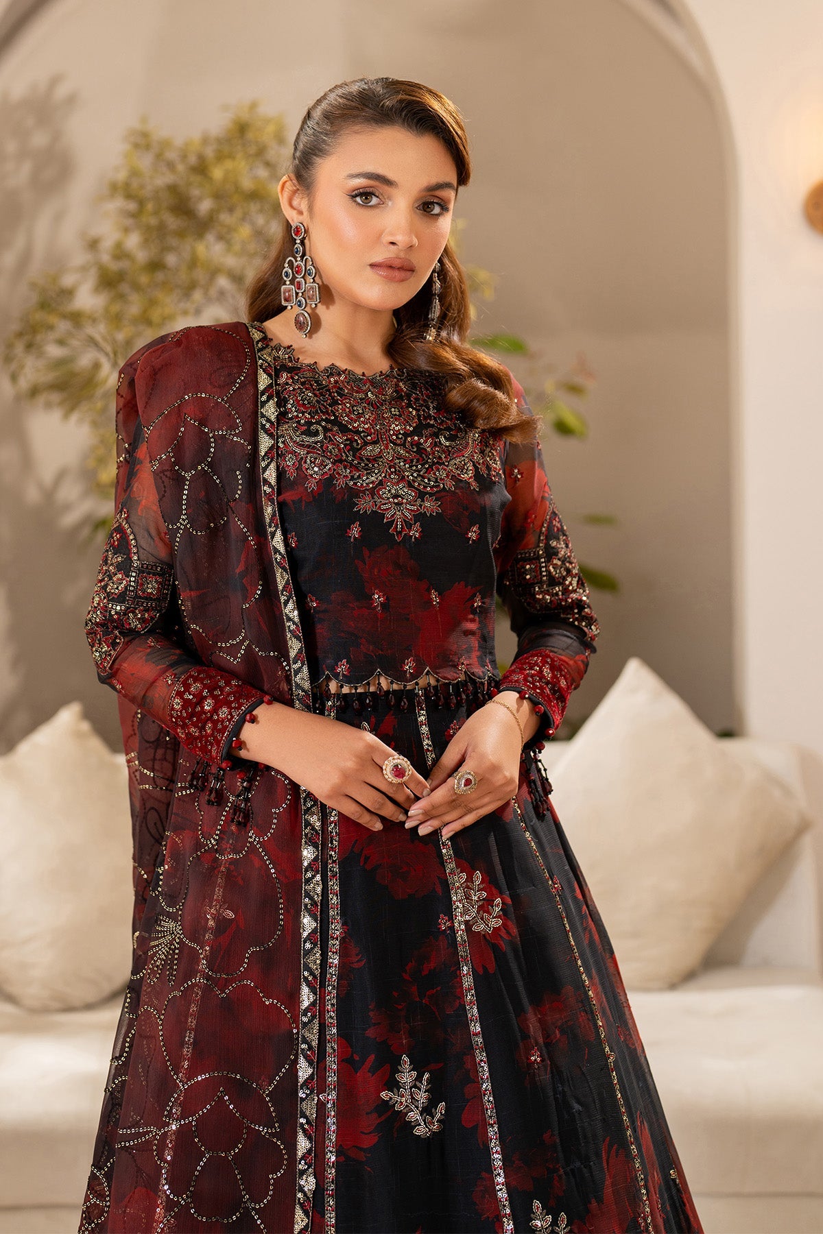 Alizeh | Fleur Chiffon |  AF-CH-2191-Talia - Ladies Clothes - Maria Faisal