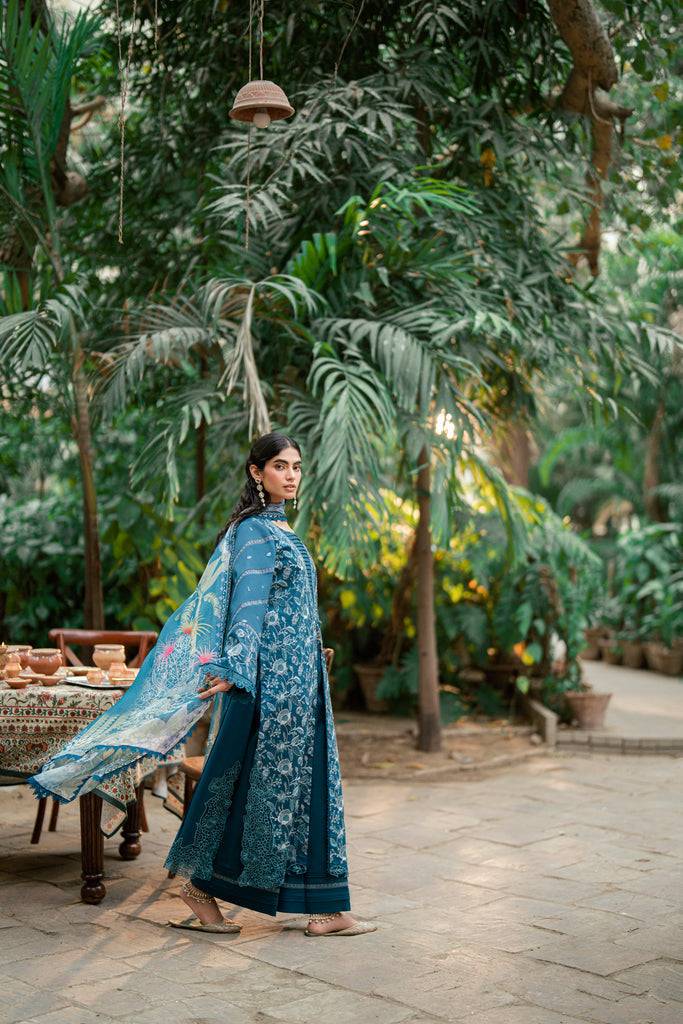 Florent | Eid Edits Luxury Lawn | FEE-3B by Maria Faisal - Registered Vendor of : Florent - type : Ladies Clothes - 100% original wedding dresses