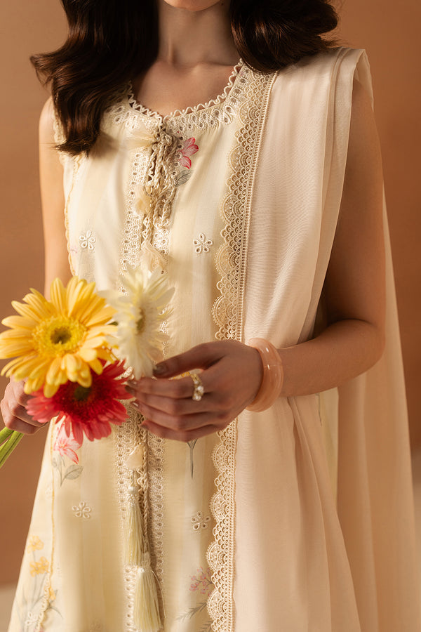 Afrozeh | The Haze 26 | Hazelen Yellow - Luxury Dress - available at Maria Faisal in UK and USA.