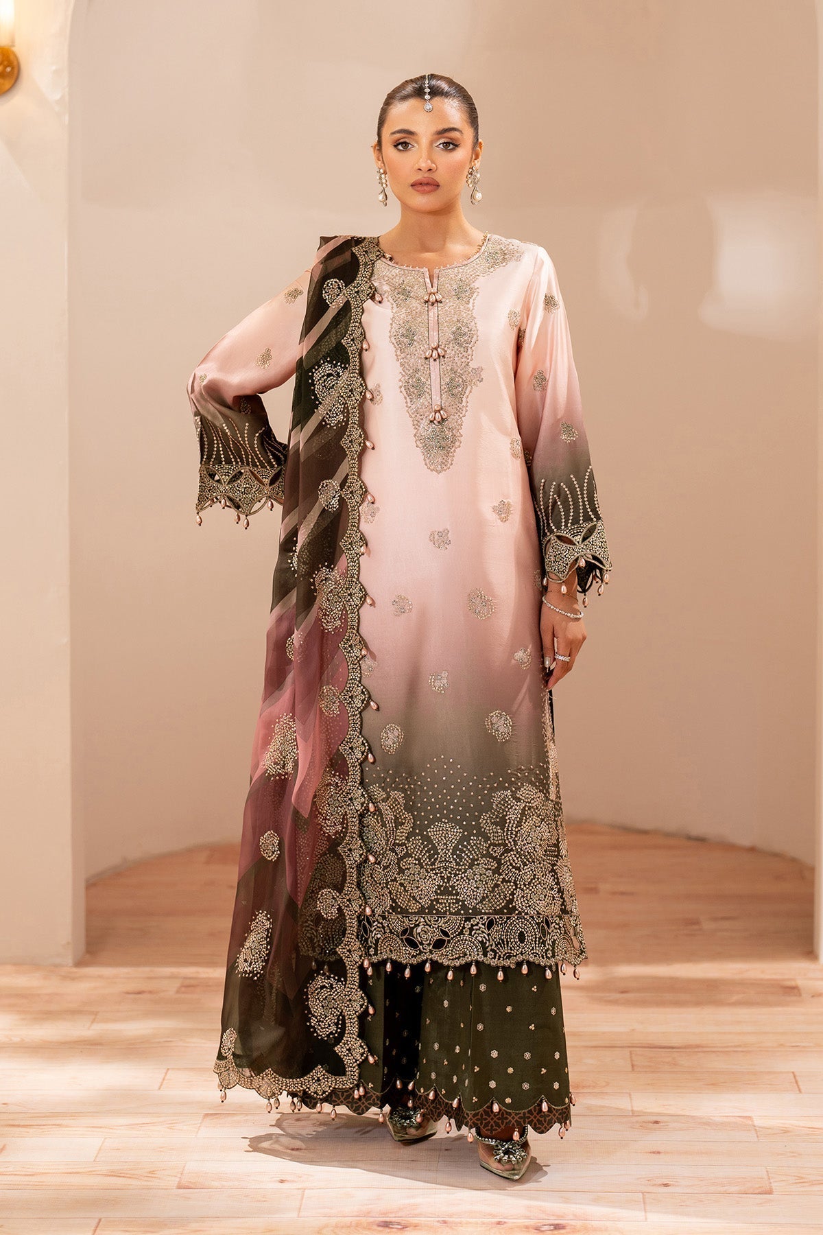 Alizeh | Formals 26 | Rozella - Formal Dress - available at Maria Faisal in UK and USA.