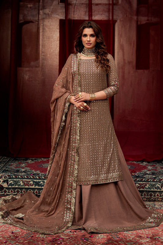 Charizma | Festive Pret  | CMA-6-221 - Dress - available at Maria Faisal in UK and USA.
