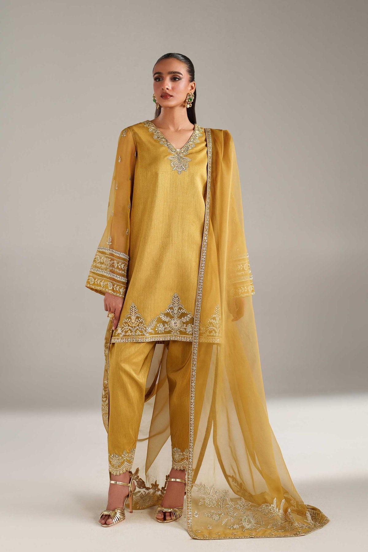 Akbar Aslam | Formal Pret | Paree - Formal Dress - available at Maria Faisal in UK and USA.