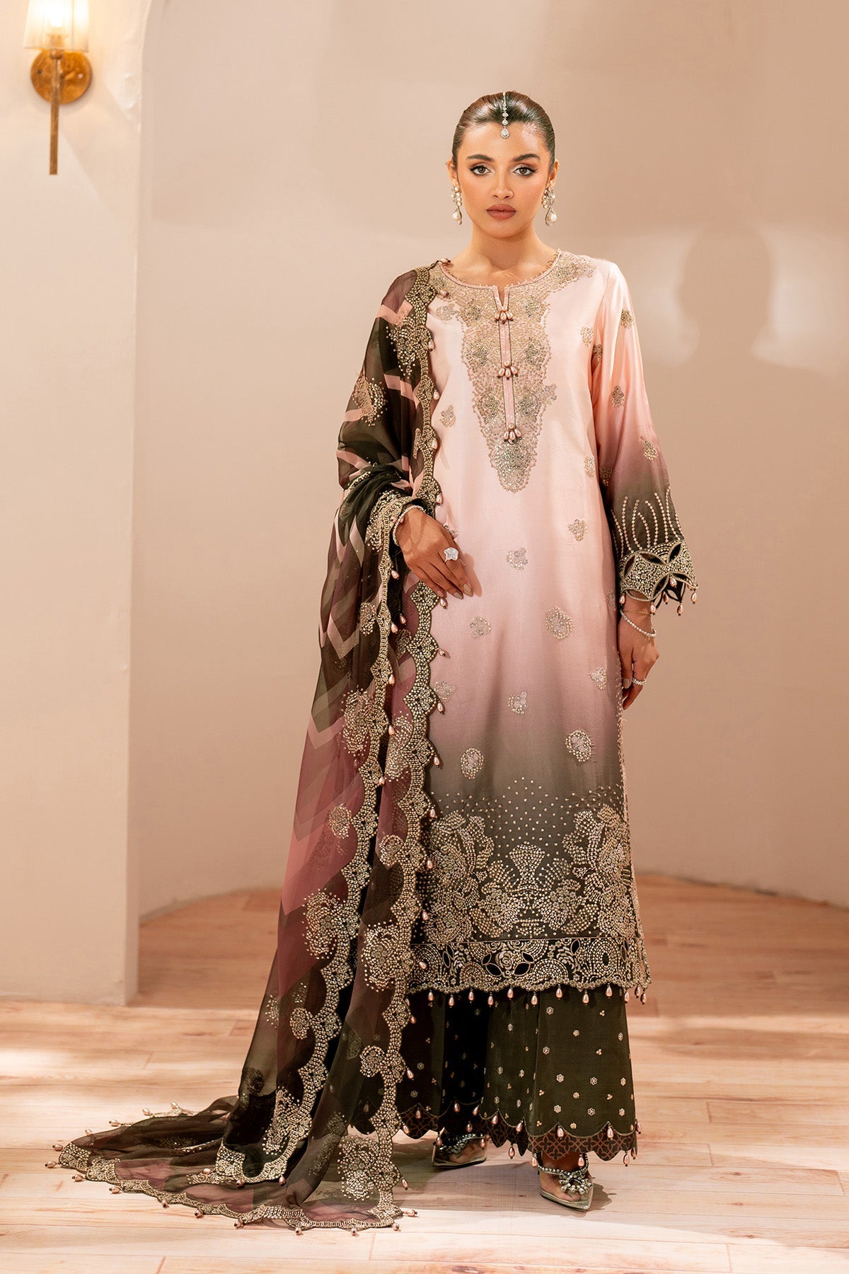 Alizeh | Formals 26 | Rozella - Formal Dress - available at Maria Faisal in UK and USA.