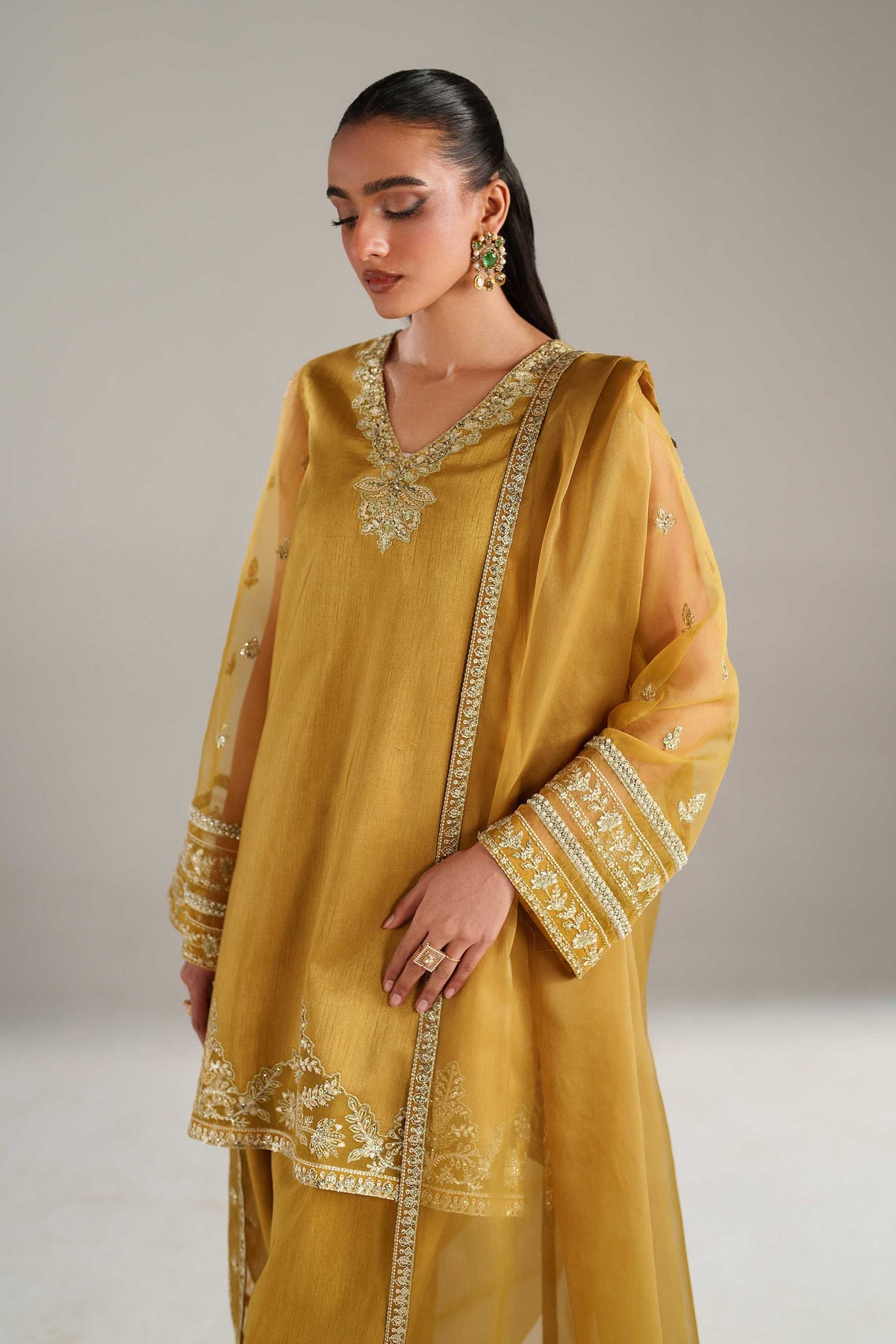 Akbar Aslam | Formal Pret | Paree - Formal Dress - available at Maria Faisal in UK and USA.