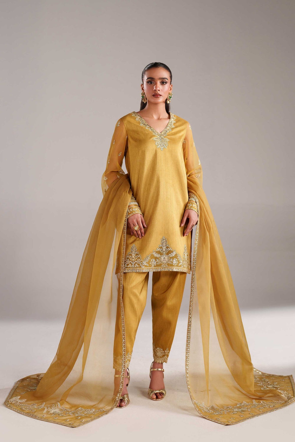 Akbar Aslam | Formal Pret | Paree - Formal Dress - available at Maria Faisal in UK and USA.