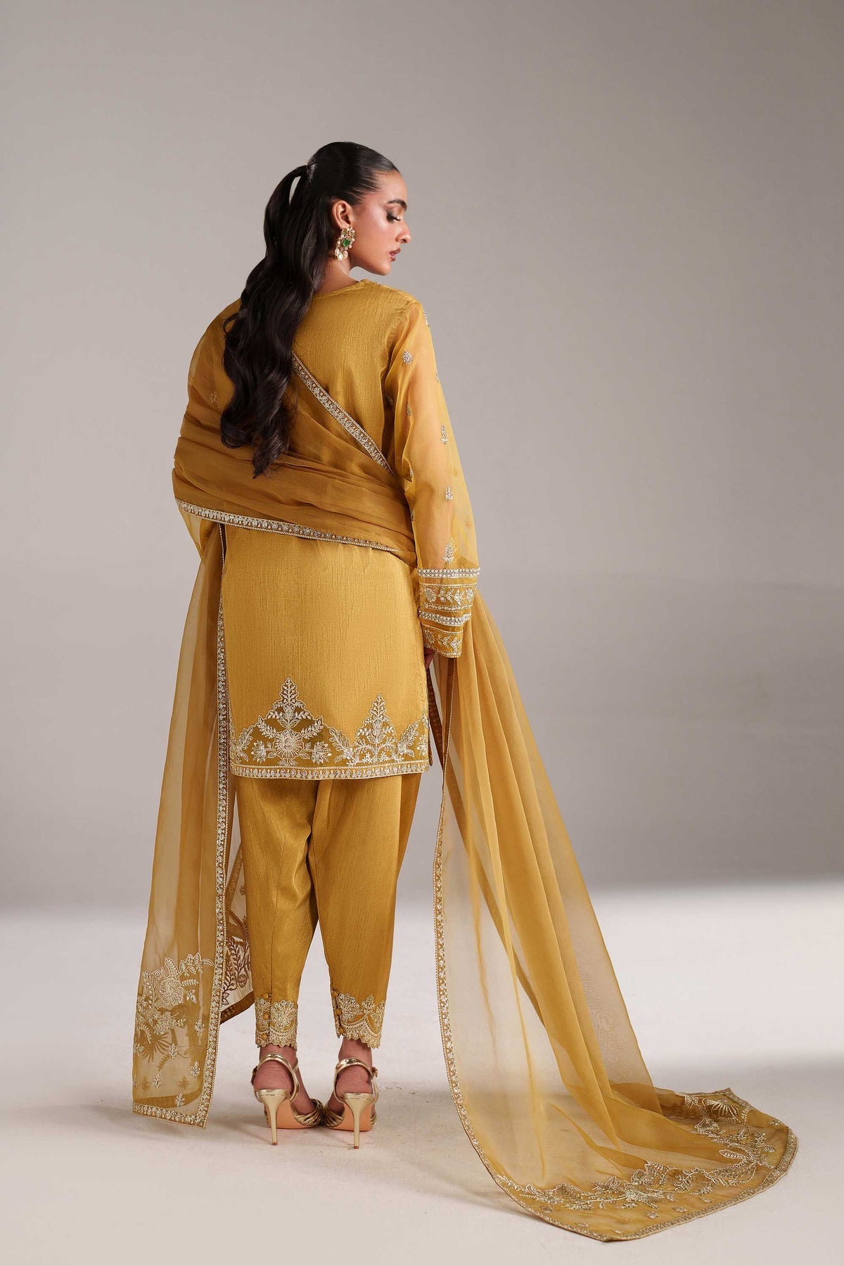 Akbar Aslam | Formal Pret | Paree - Formal Dress - available at Maria Faisal in UK and USA.