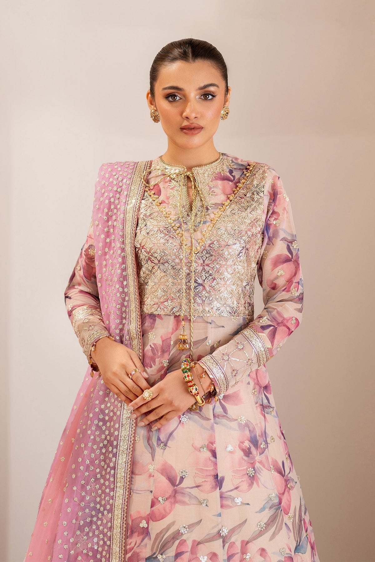 Alizeh | Fleur Chiffon |  AF-CH-2193-Dina - Ladies Clothes - Maria Faisal