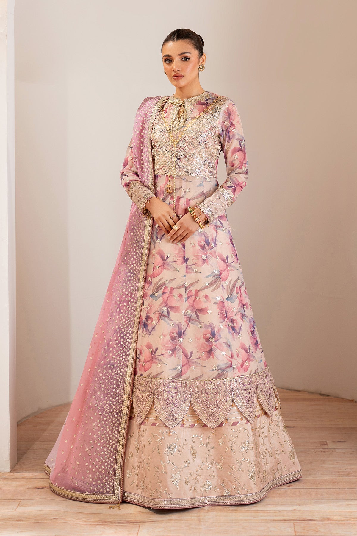Alizeh | Fleur Chiffon |  AF-CH-2193-Dina - Ladies Clothes - Maria Faisal