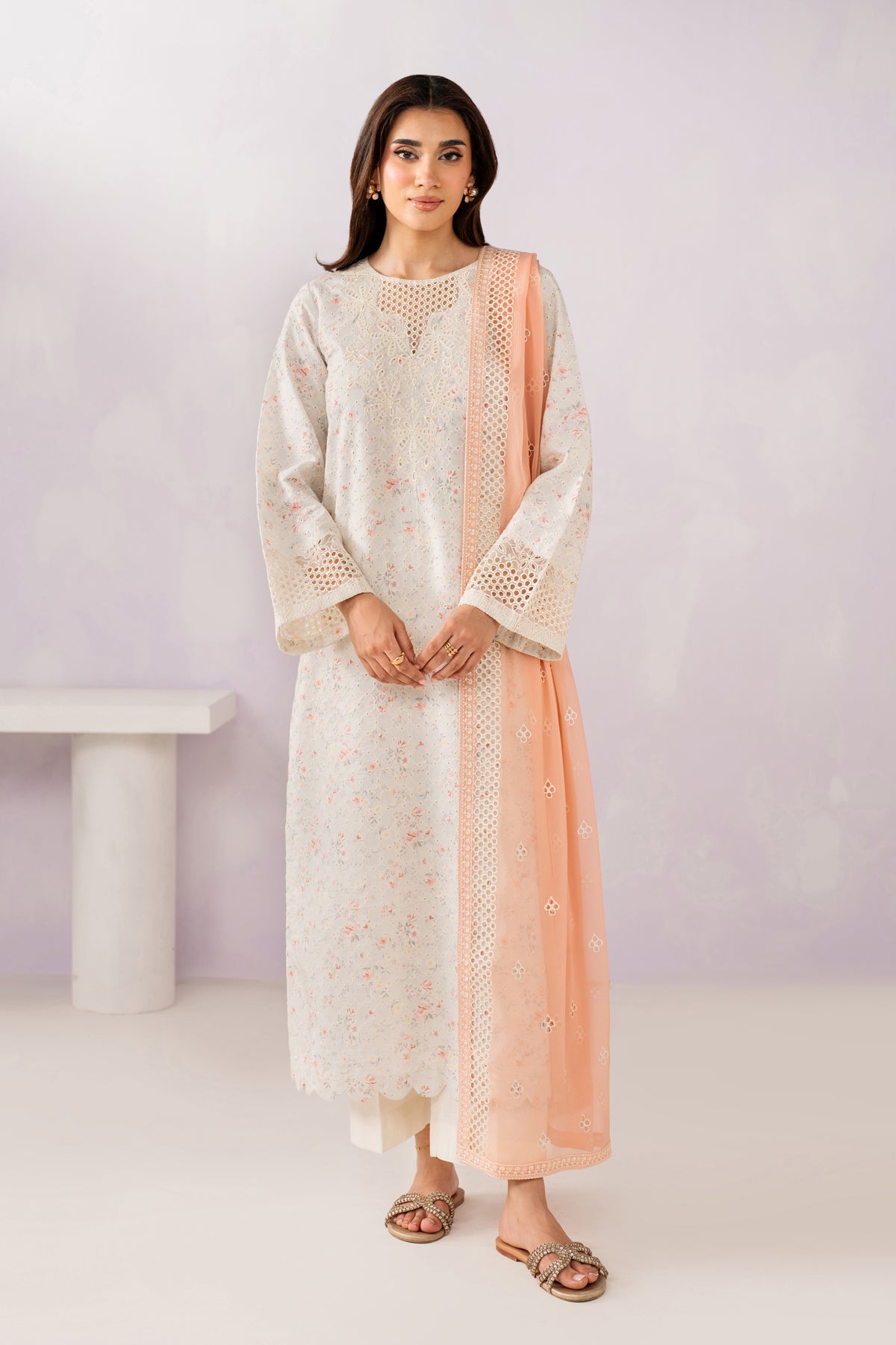 Xenia Formals | Lessence Summer 26 | CORAYA - Formal Dress - available at Maria Faisal in UK and USA.