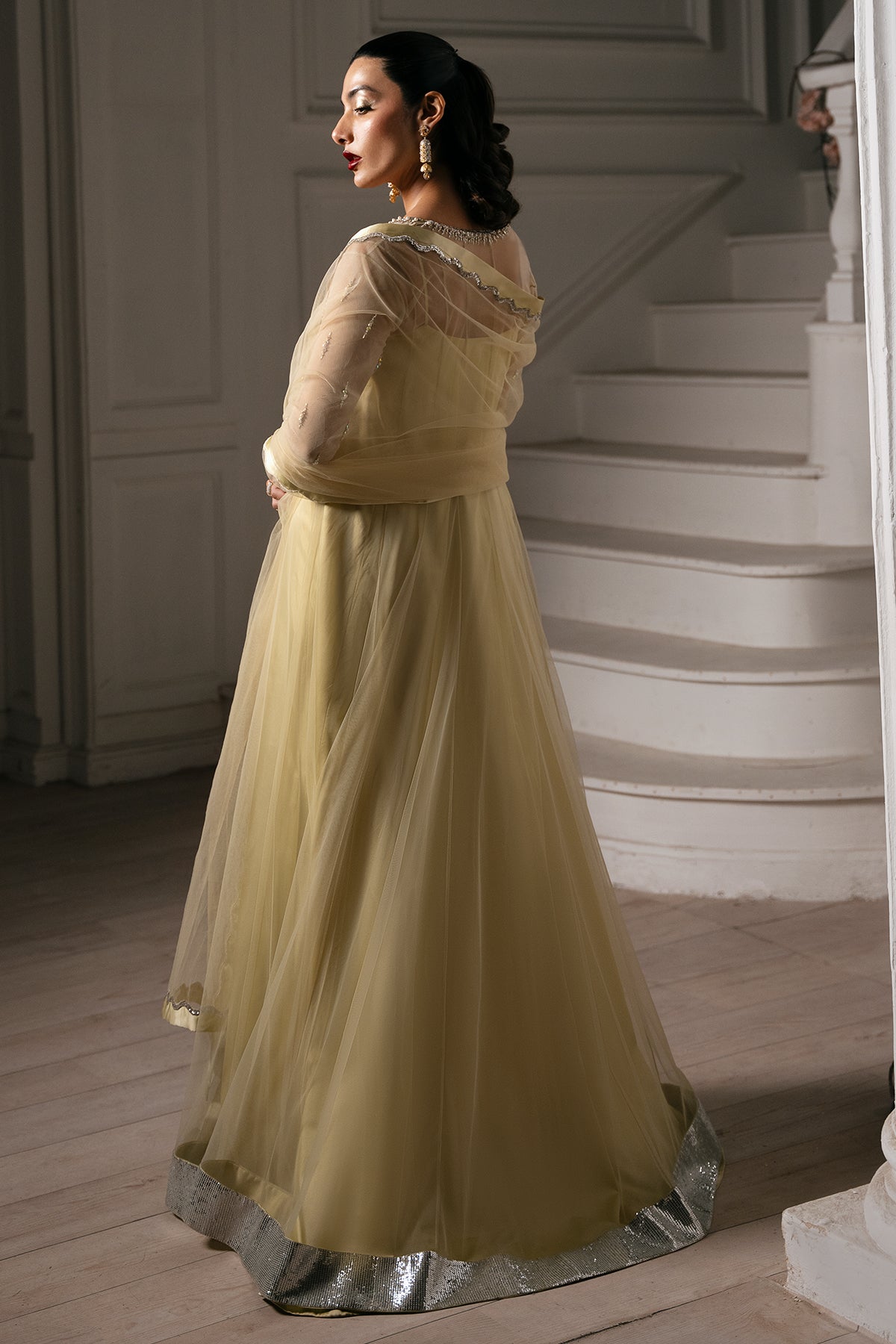 Mina Kashif | Emilie Formals | Julia - Formal Dress - available at Maria Faisal in UK and USA.