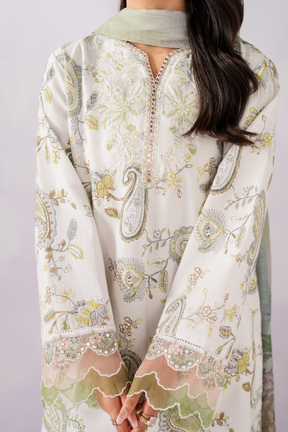 Xenia Formals | Lessence Summer 26 | IZZY - Formal Dress - available at Maria Faisal in UK and USA.