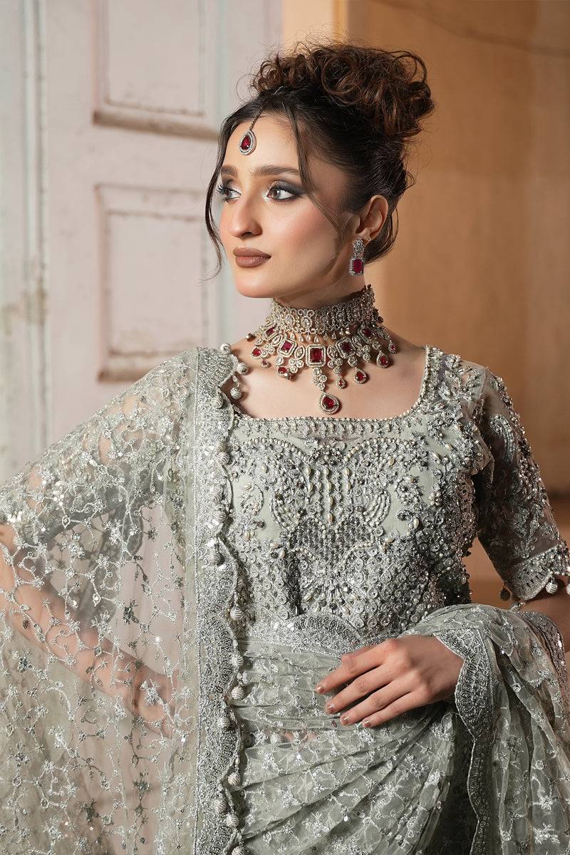Maryams | Zeenat Luxury Formals | Graceful Embellishments - Z-04 by Maria Faisal - Registered Vendor of : Maryams - type : Ladies Clothes - 100% original wedding dresses