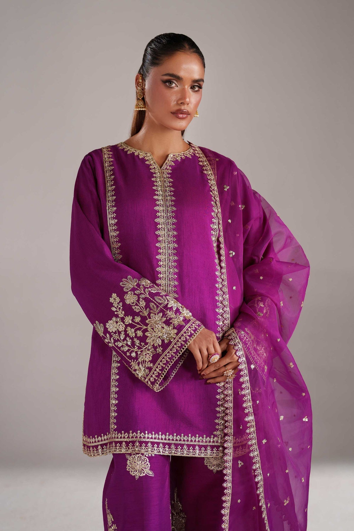 Akbar Aslam | Formal Pret | Shaffa - Formal Dress - available at Maria Faisal in UK and USA.
