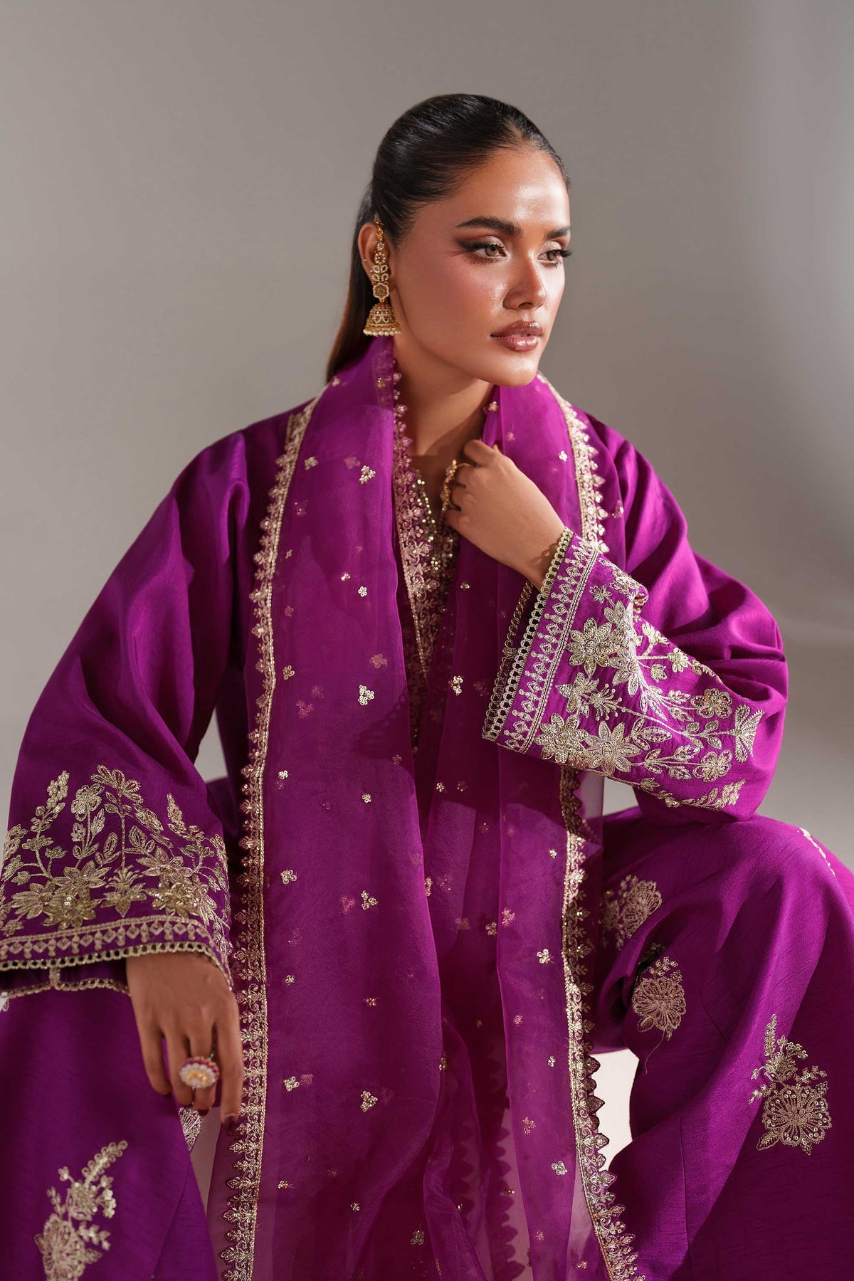 Akbar Aslam | Formal Pret | Shaffa - Formal Dress - available at Maria Faisal in UK and USA.
