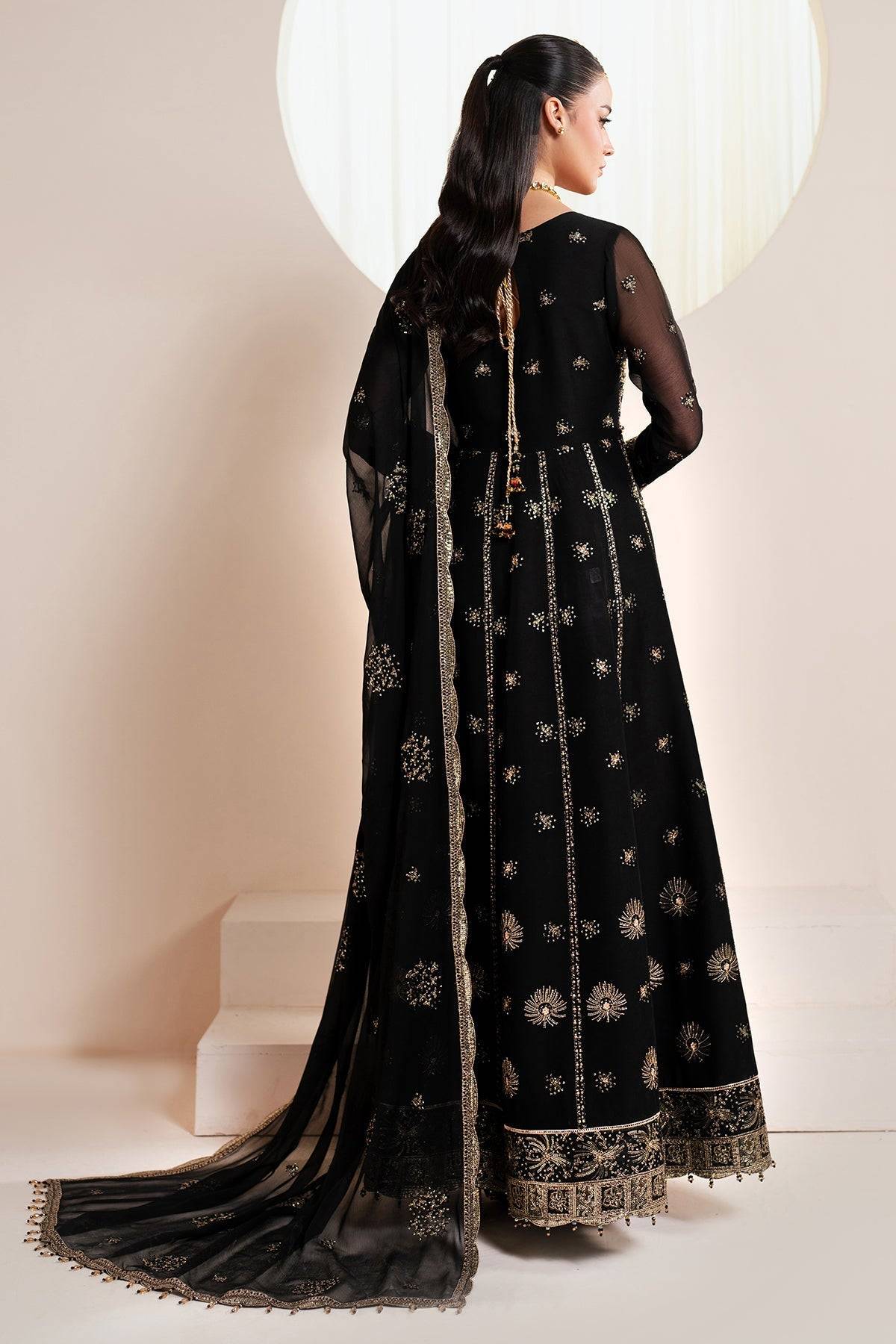 Alizeh | Handcrafted Eid Edit 25 | AF-HM-4030-Noir by Maria Faisal - Registered Vendor of : Alizeh - type : Ladies Clothes - 100% original wedding dresses