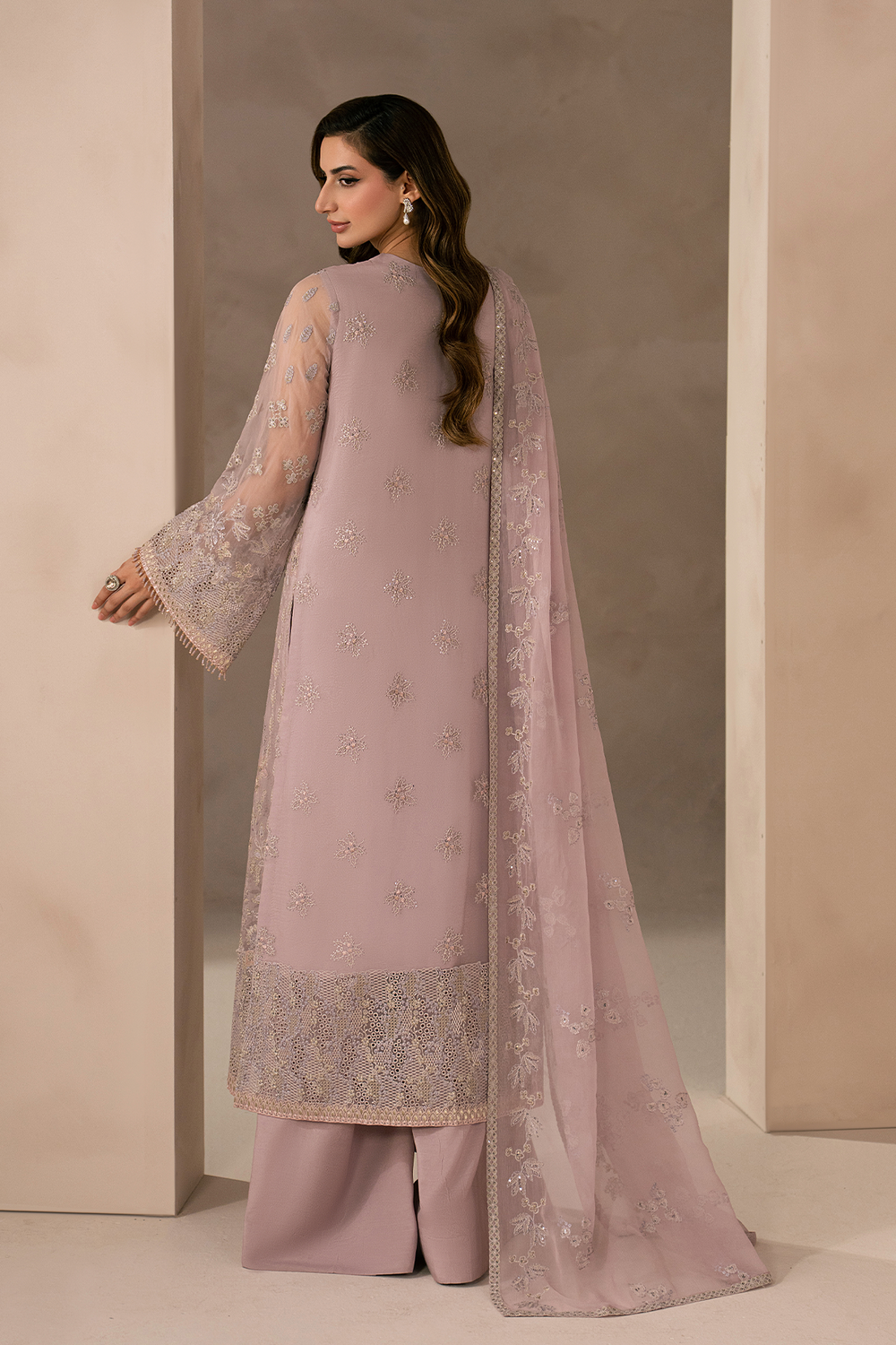 Lavish Premium | Izhare Muhabbat | PINK BLOSSOM - Formal Dress - available at Maria Faisal in UK and USA.